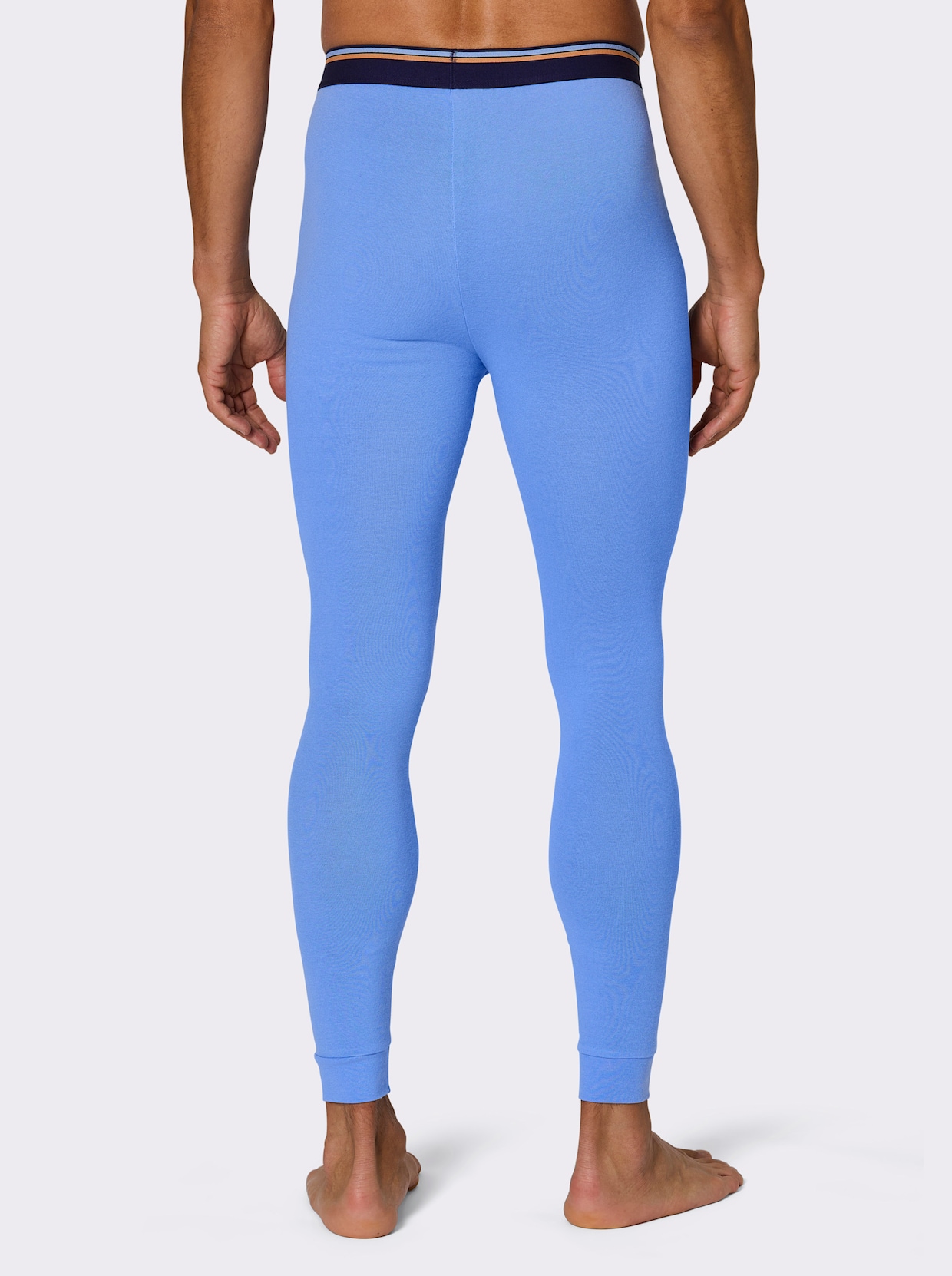 wäschepur men Hose lang - marine + himmelblau