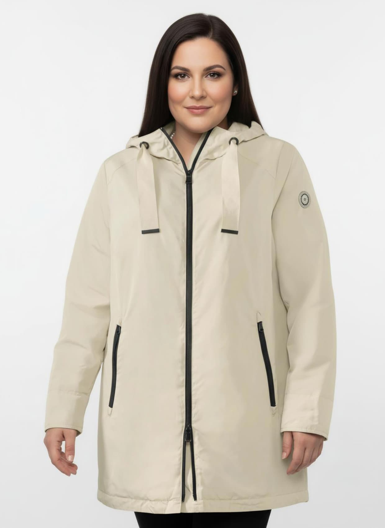 Parka wind- und wasserabweisend - sand