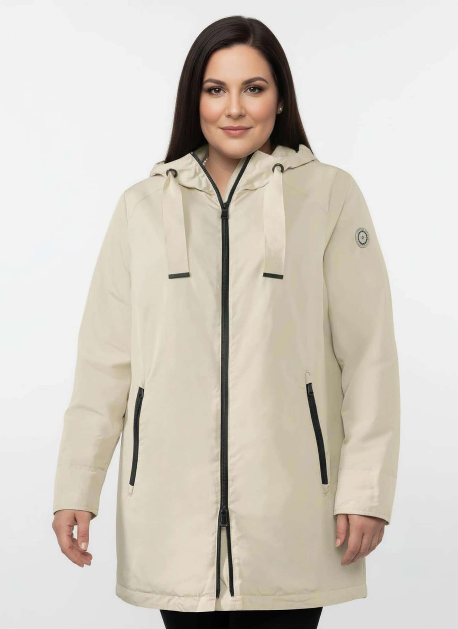 Parka wind- und wasserabweisend - sand