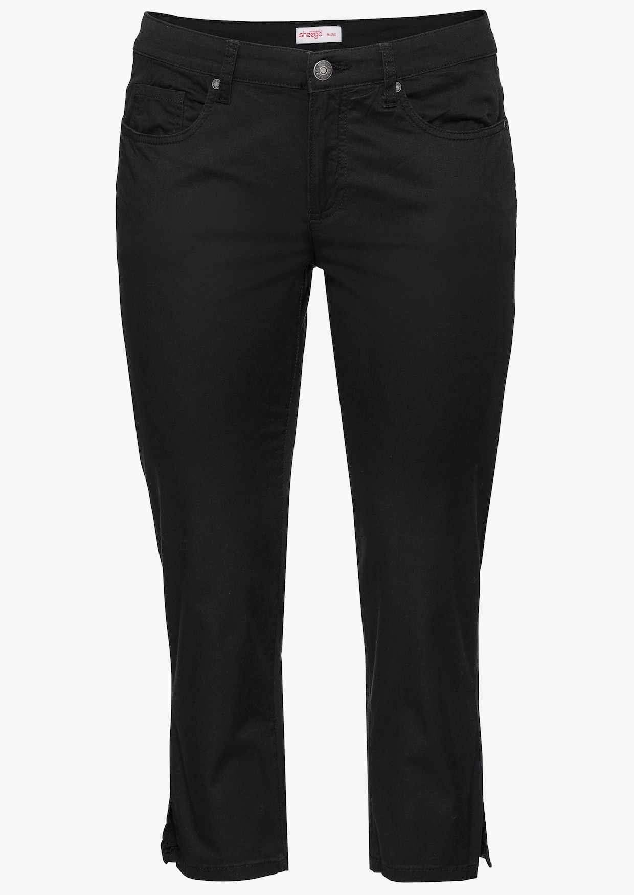sheego 7/8-Hose - schwarz