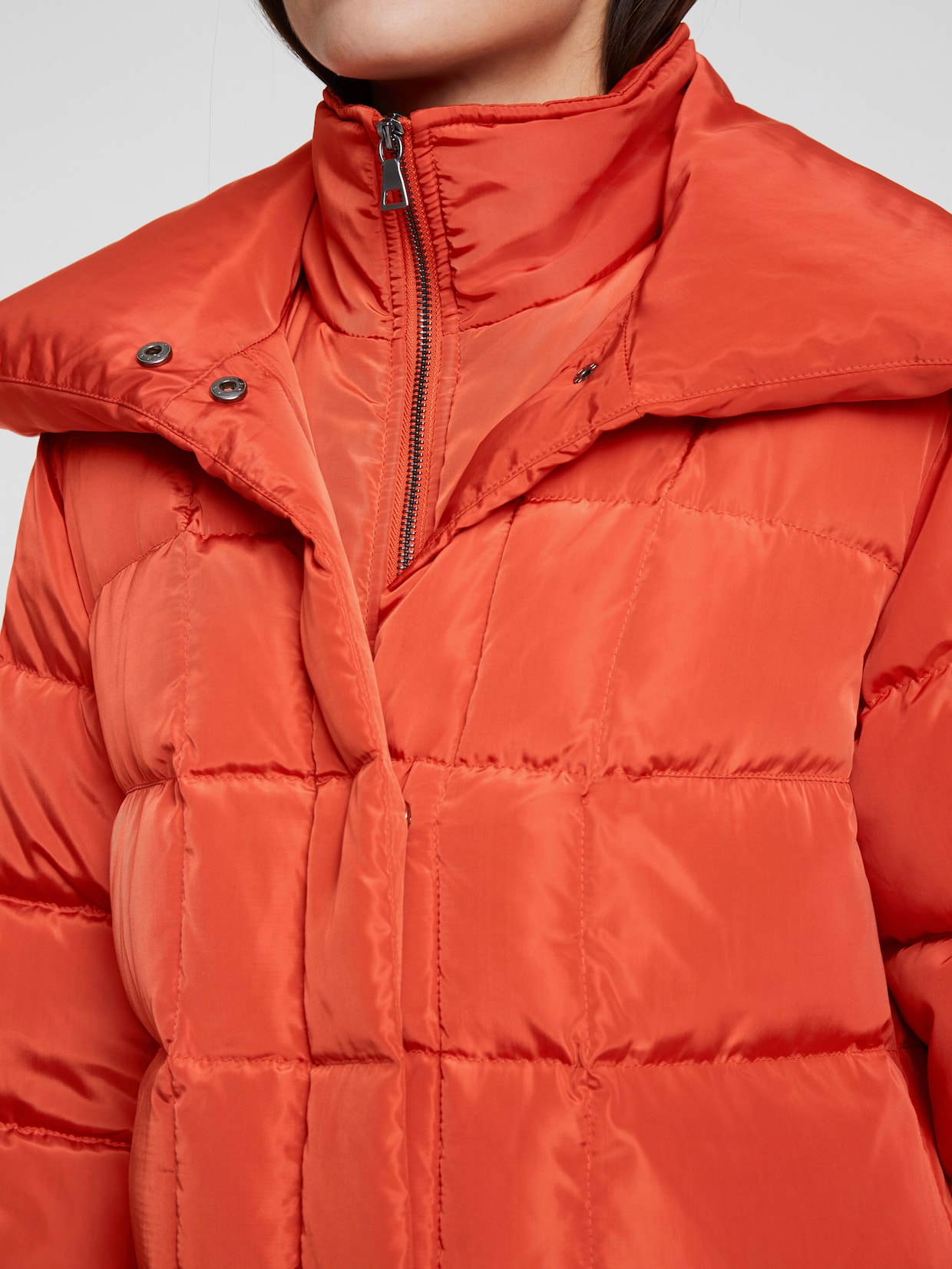 heine manteau en duvet - orange