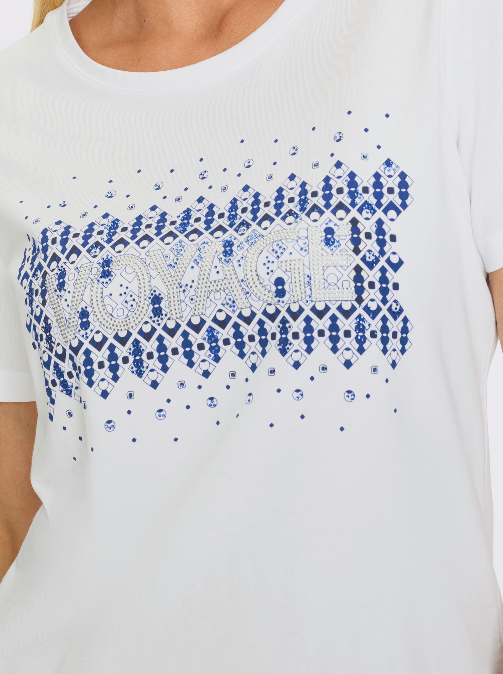 heine T-Shirt Mit Front-Druck - weiß