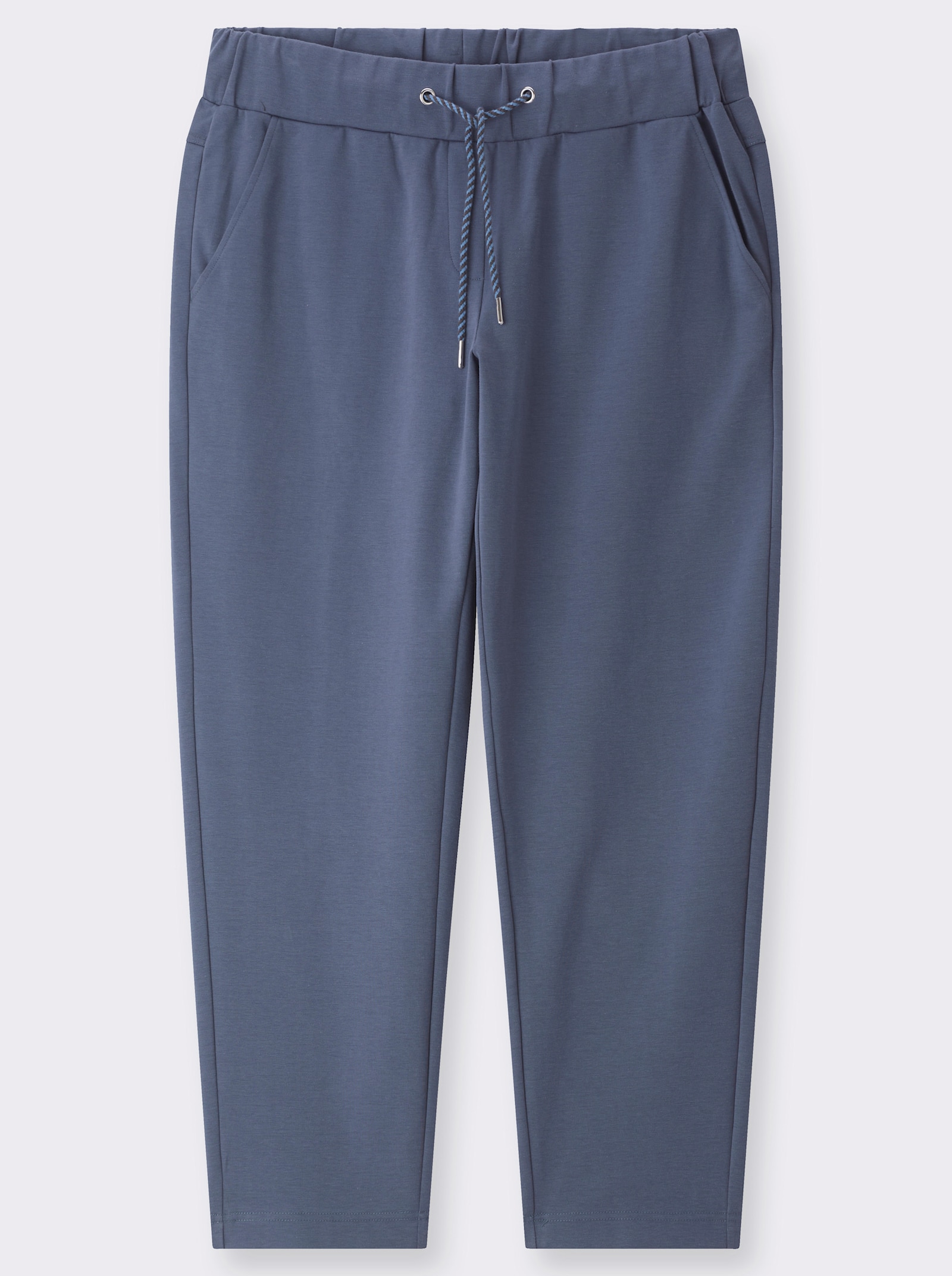 sheego Jogg Pants mit schmalem Bein - rauchblau