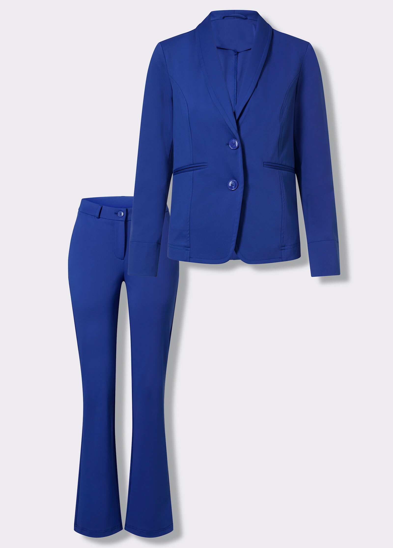 heine Hosenanzug in Stretch-Qualität - royalblau