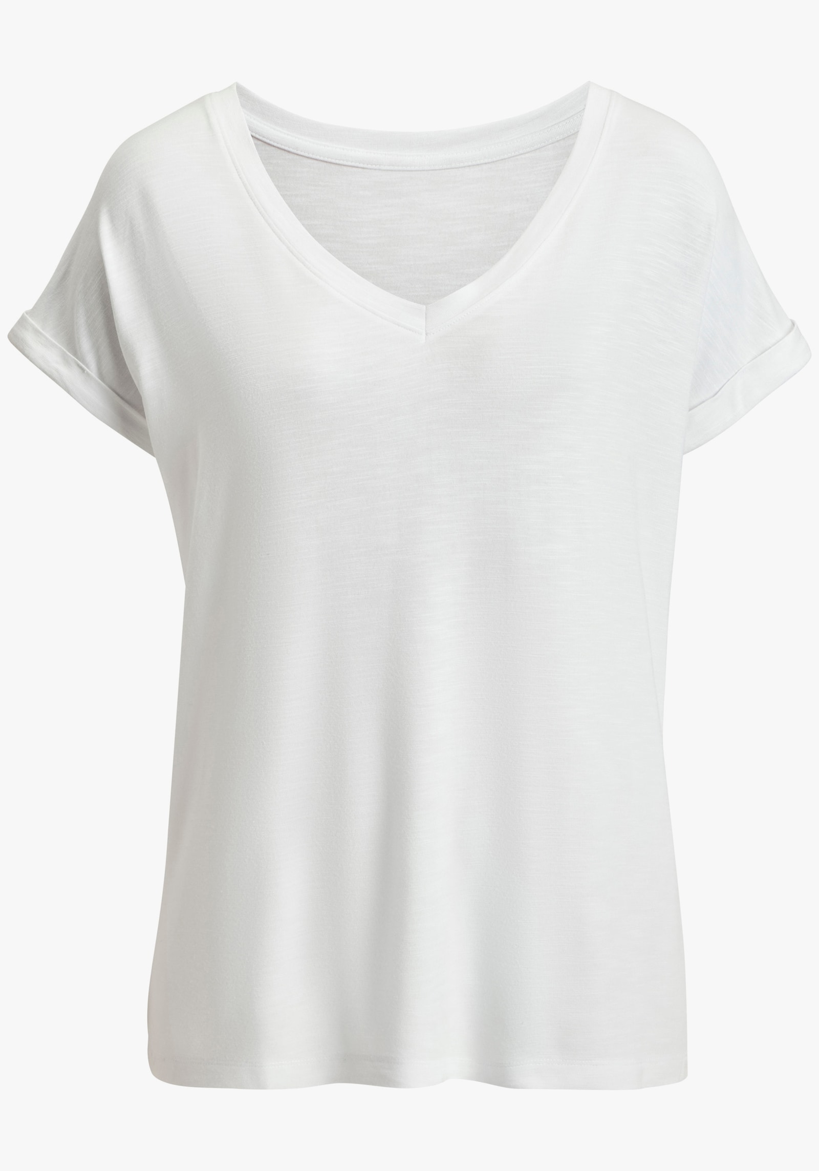 Beachtime V-Shirt - weiß