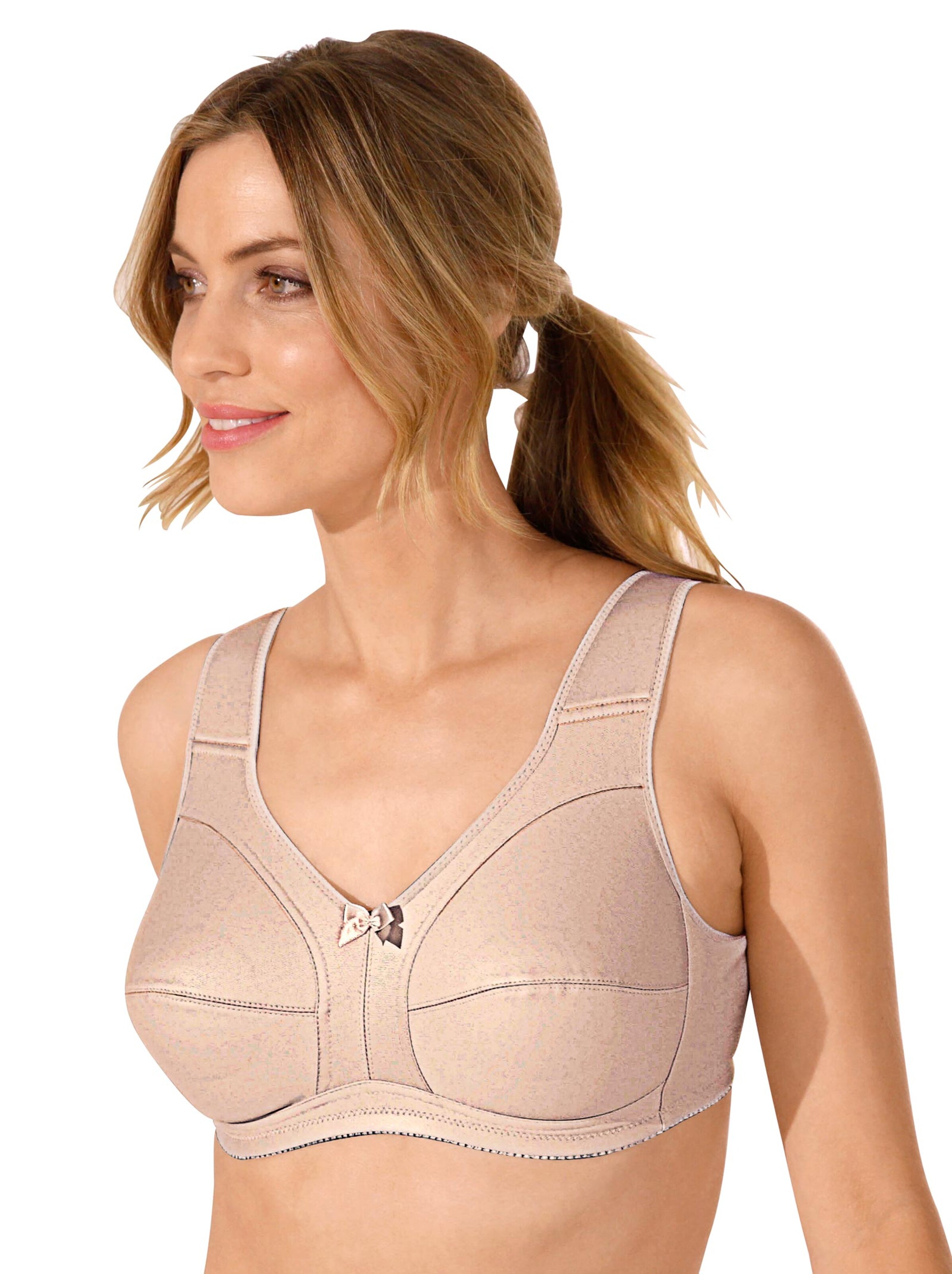 Entlastungs-BH ohne Bügel - puder