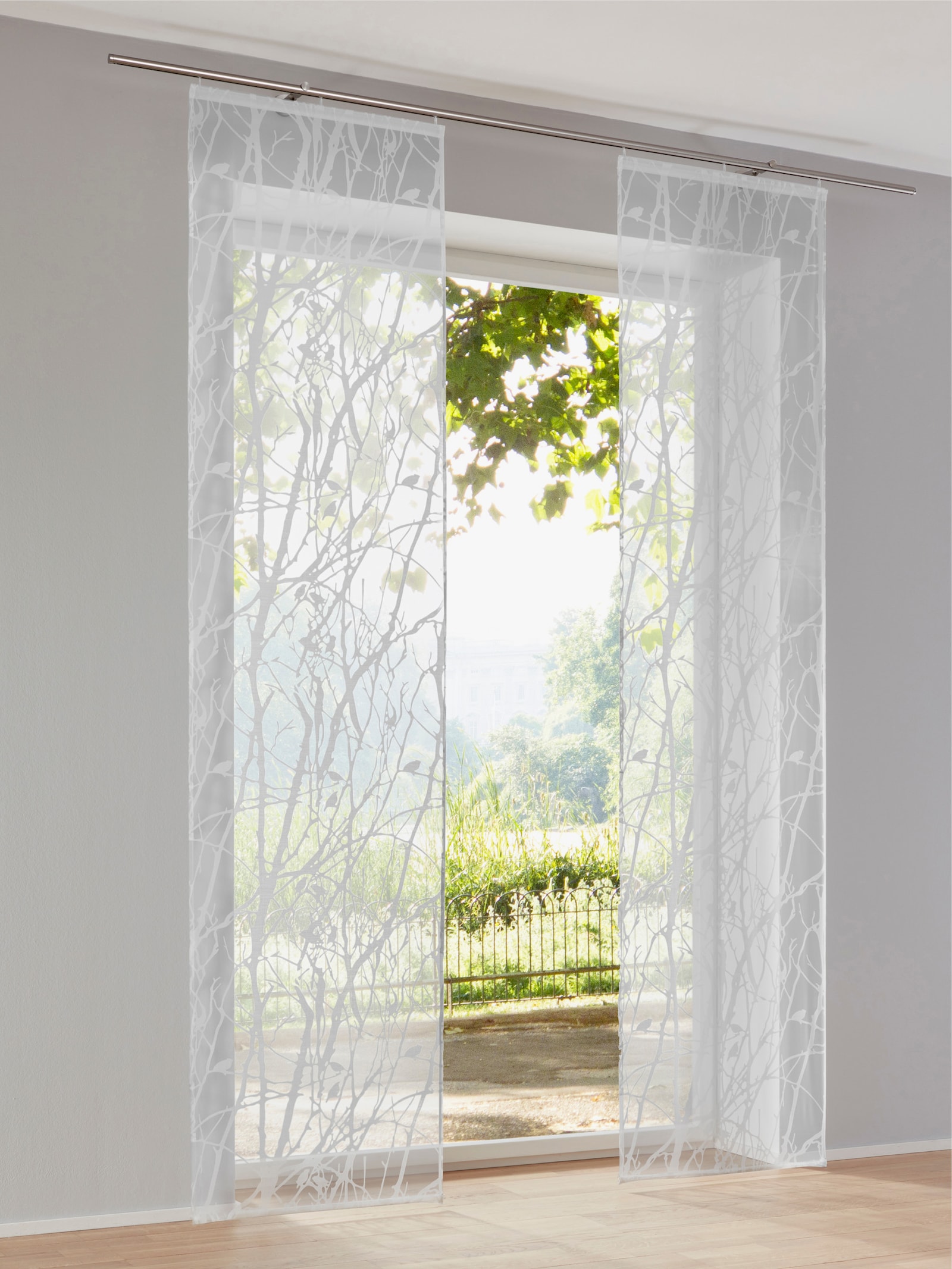 heine home schuifgordijn - wit