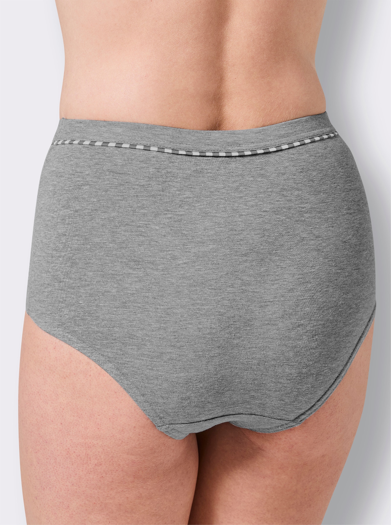 wäschepur Taillenslip - grau-meliert