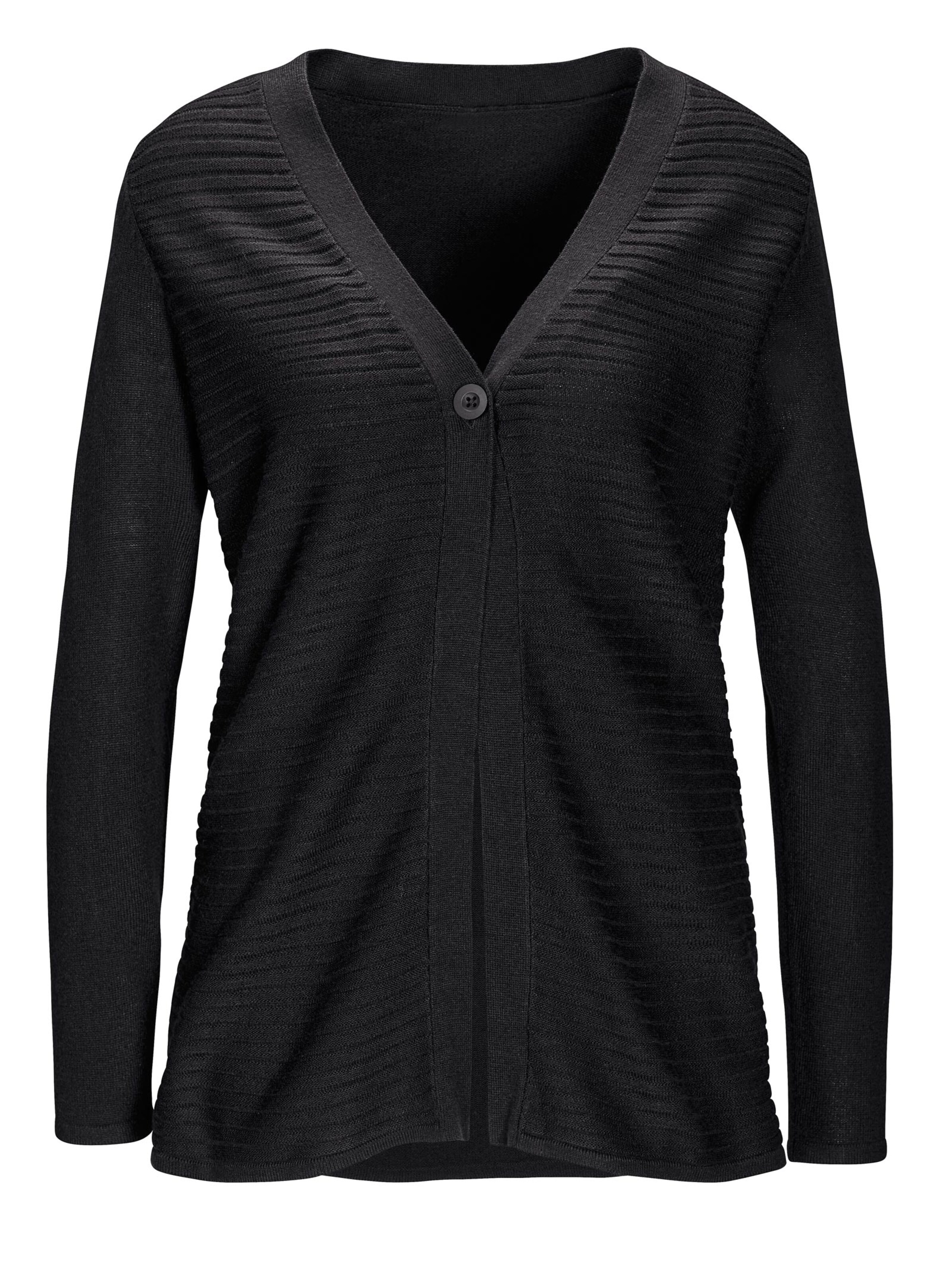 Strickjacke - schwarz