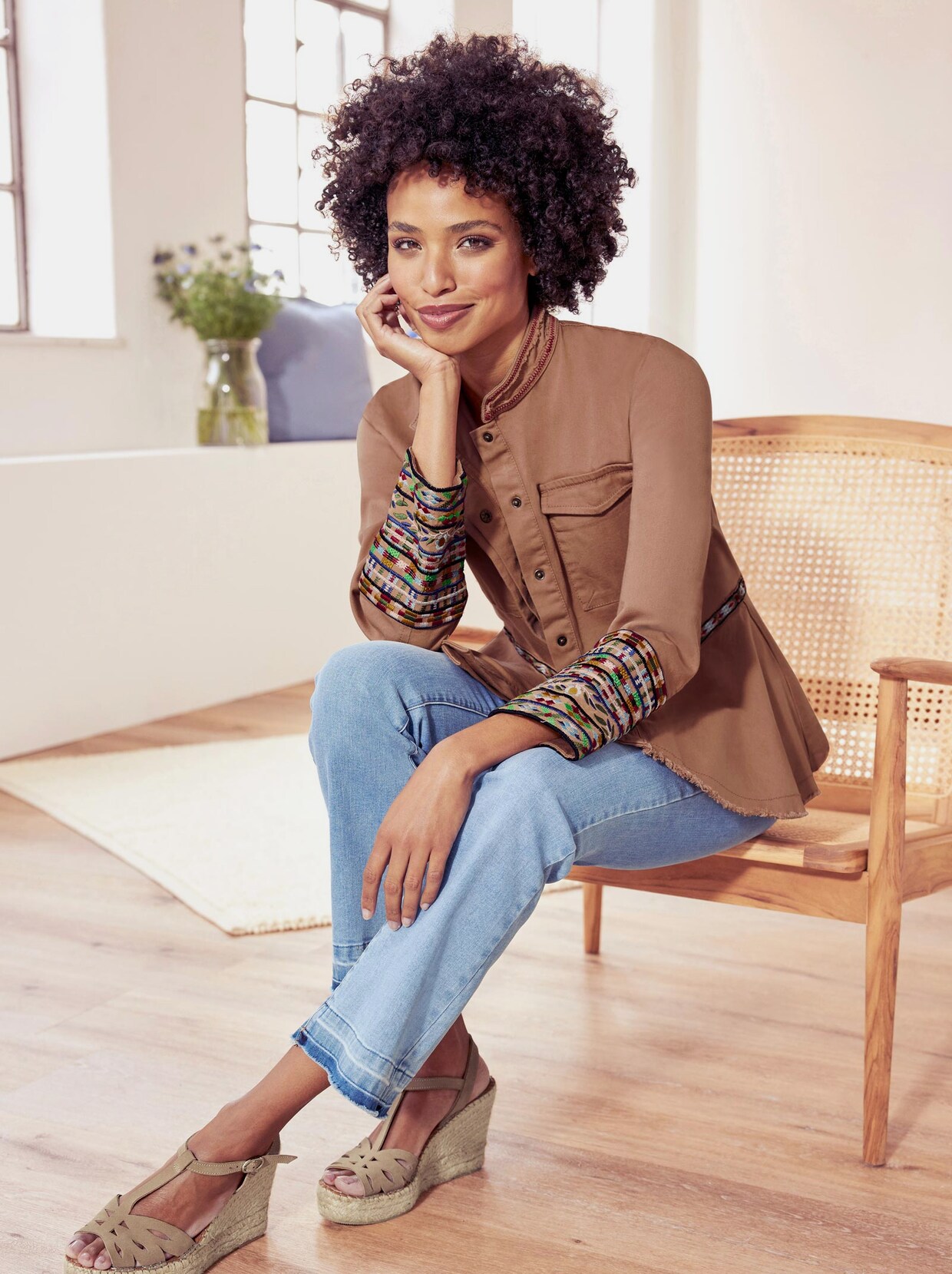 Linea Tesini Jacke - camel