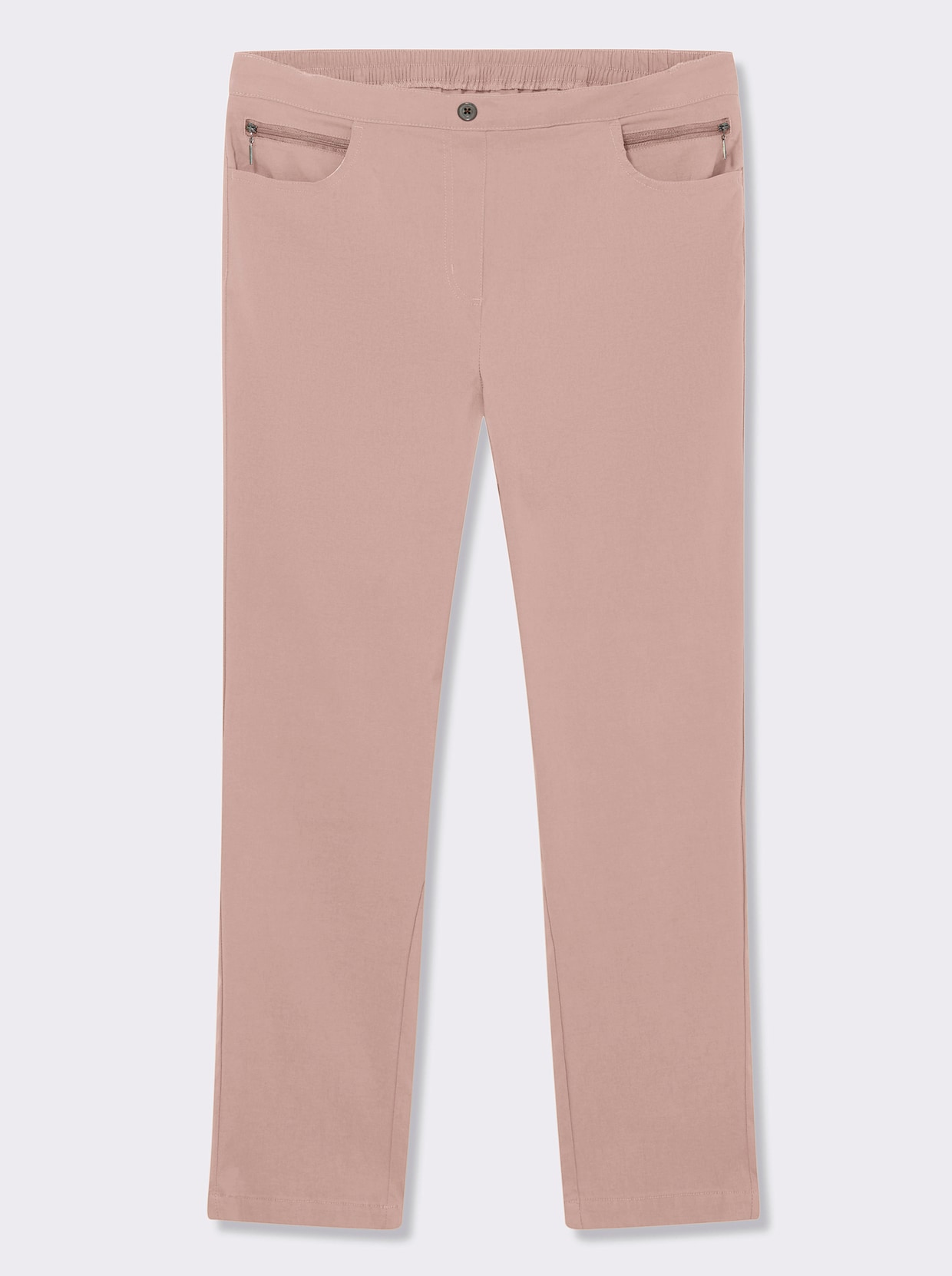 Bengalinhose mit Zierreißverschlüssen - rosé