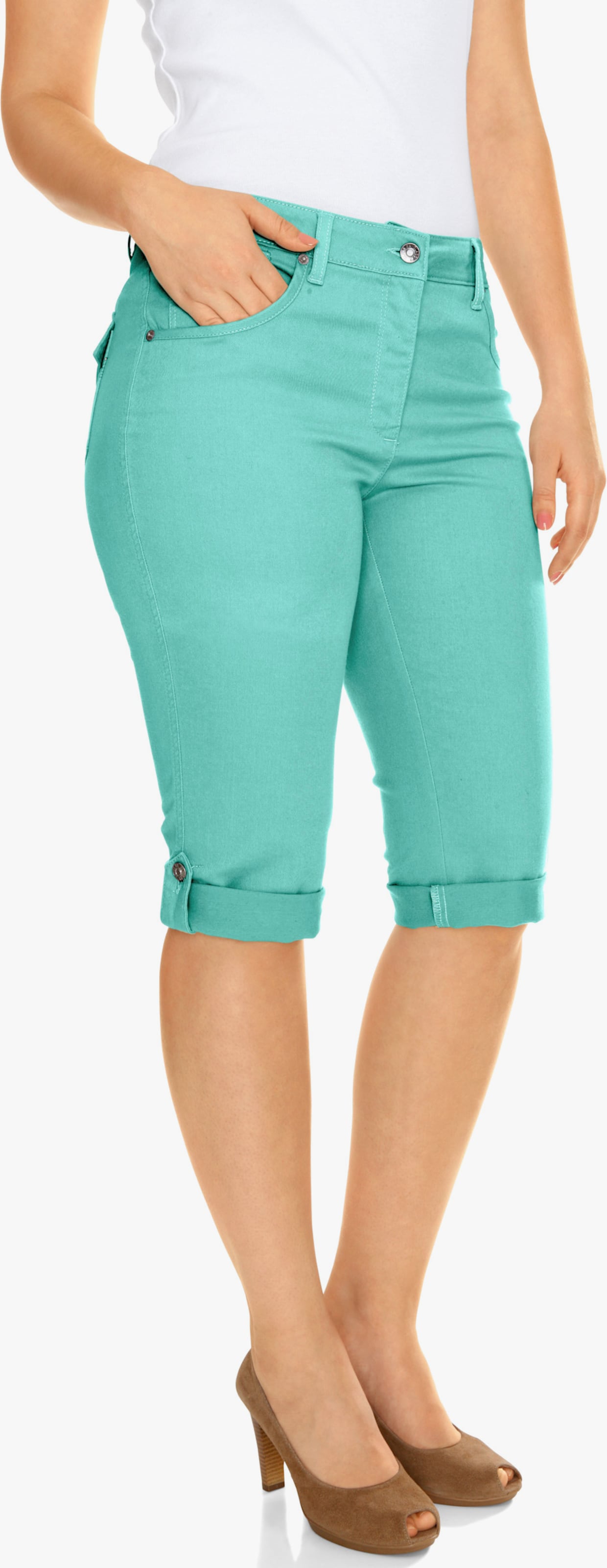 heine Caprijeans - türkis