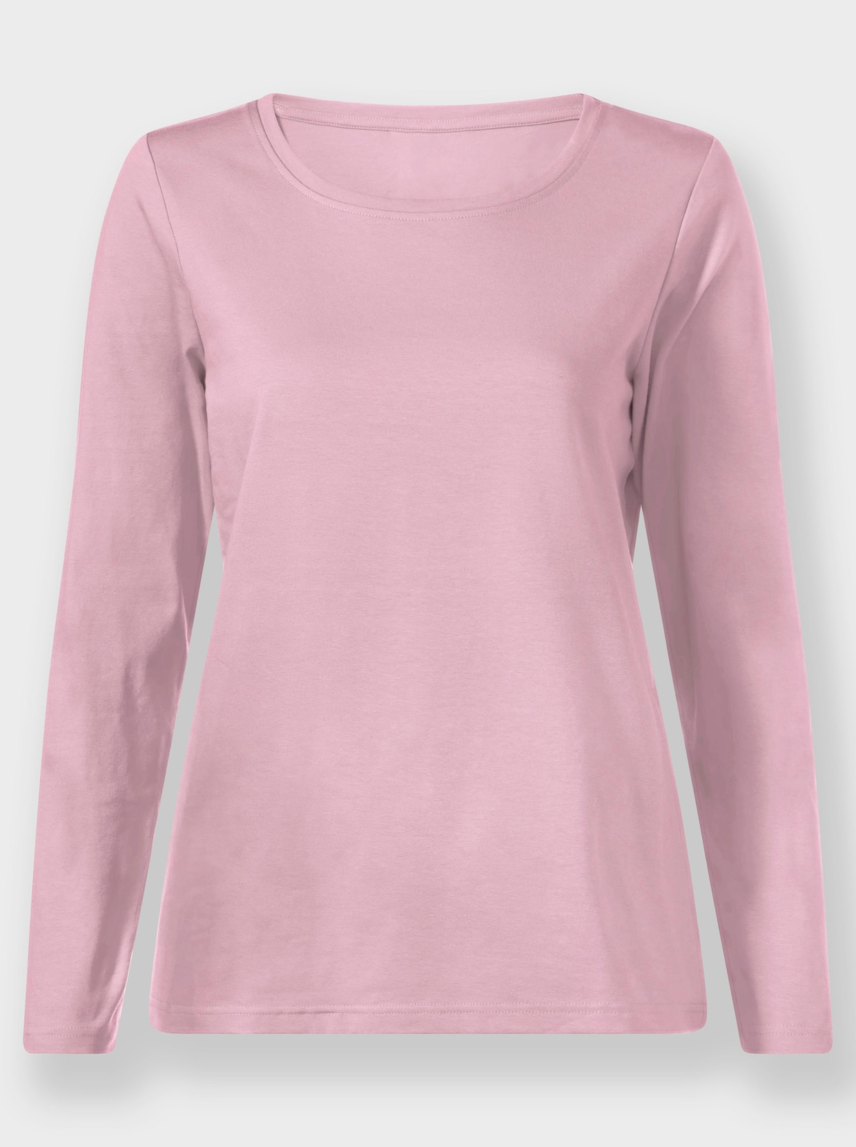 Shirt met ronde hals - roze