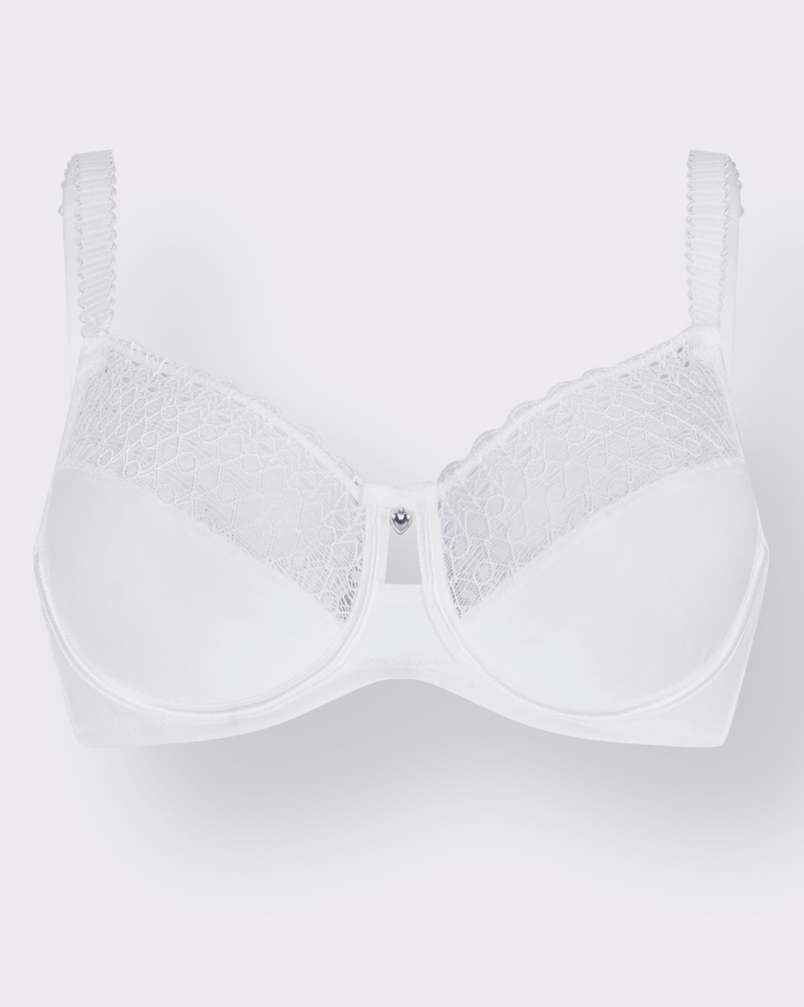 Sassa Body mit Bügel mit seitlicher Stäbchen-Vestärkung - weiss