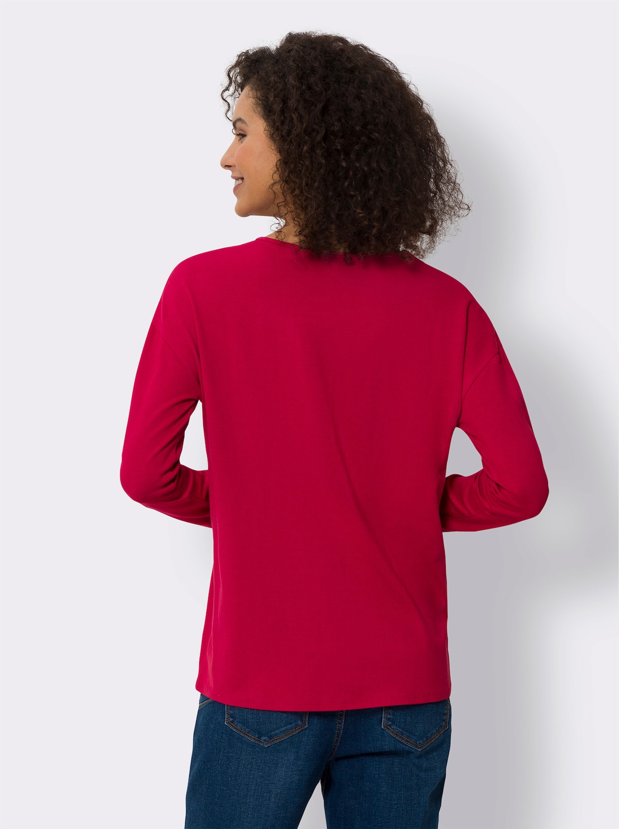 heine Rundhalsshirt - rot