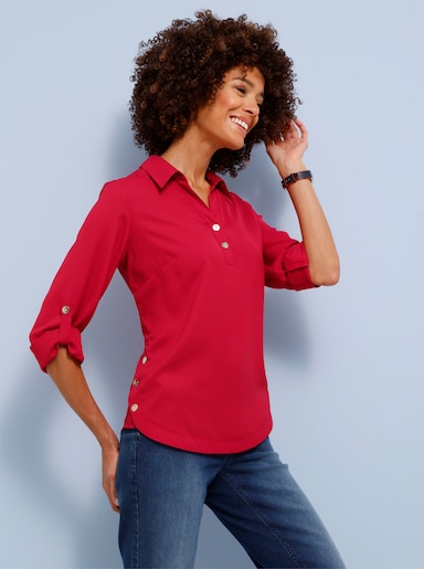 Comfortabele blouse - rood