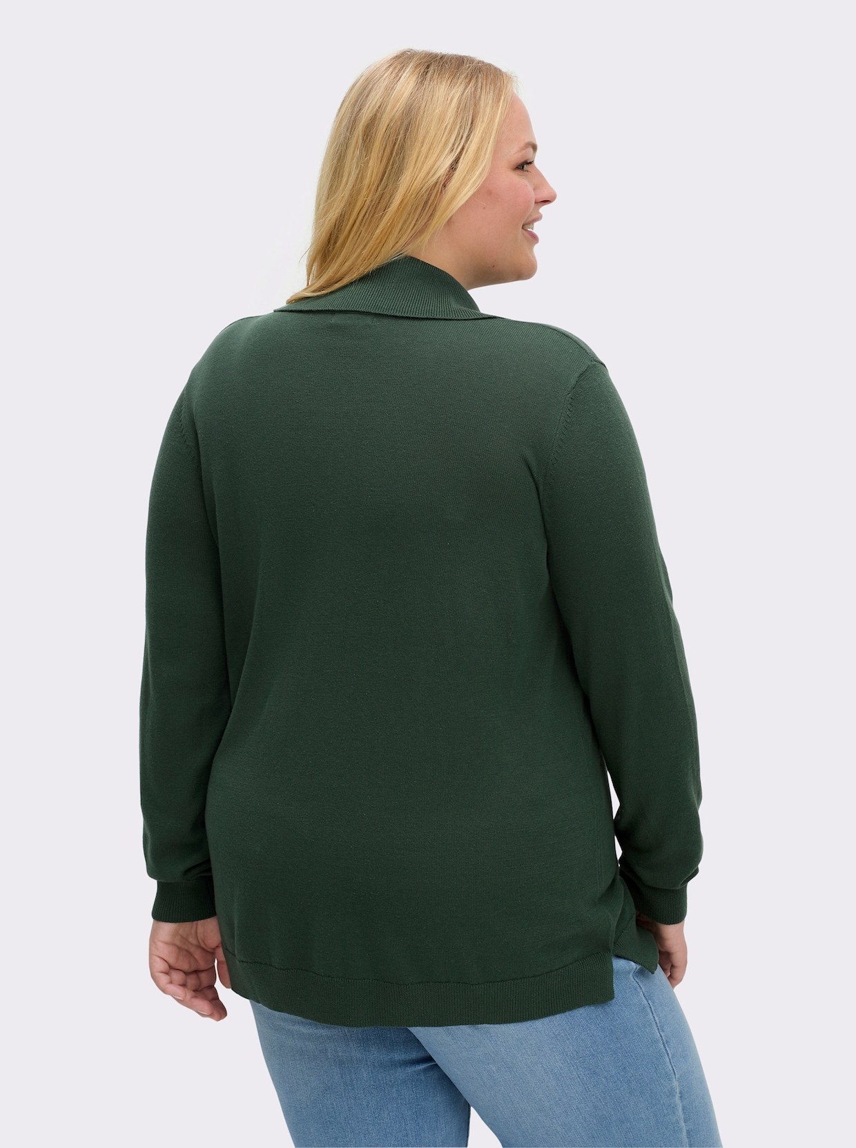 sheego Pullover - moos