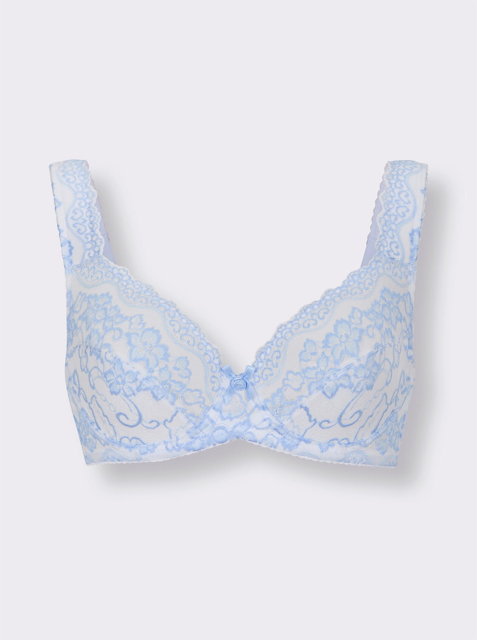 wäschepur Bügel-BH - weiss-eisblau