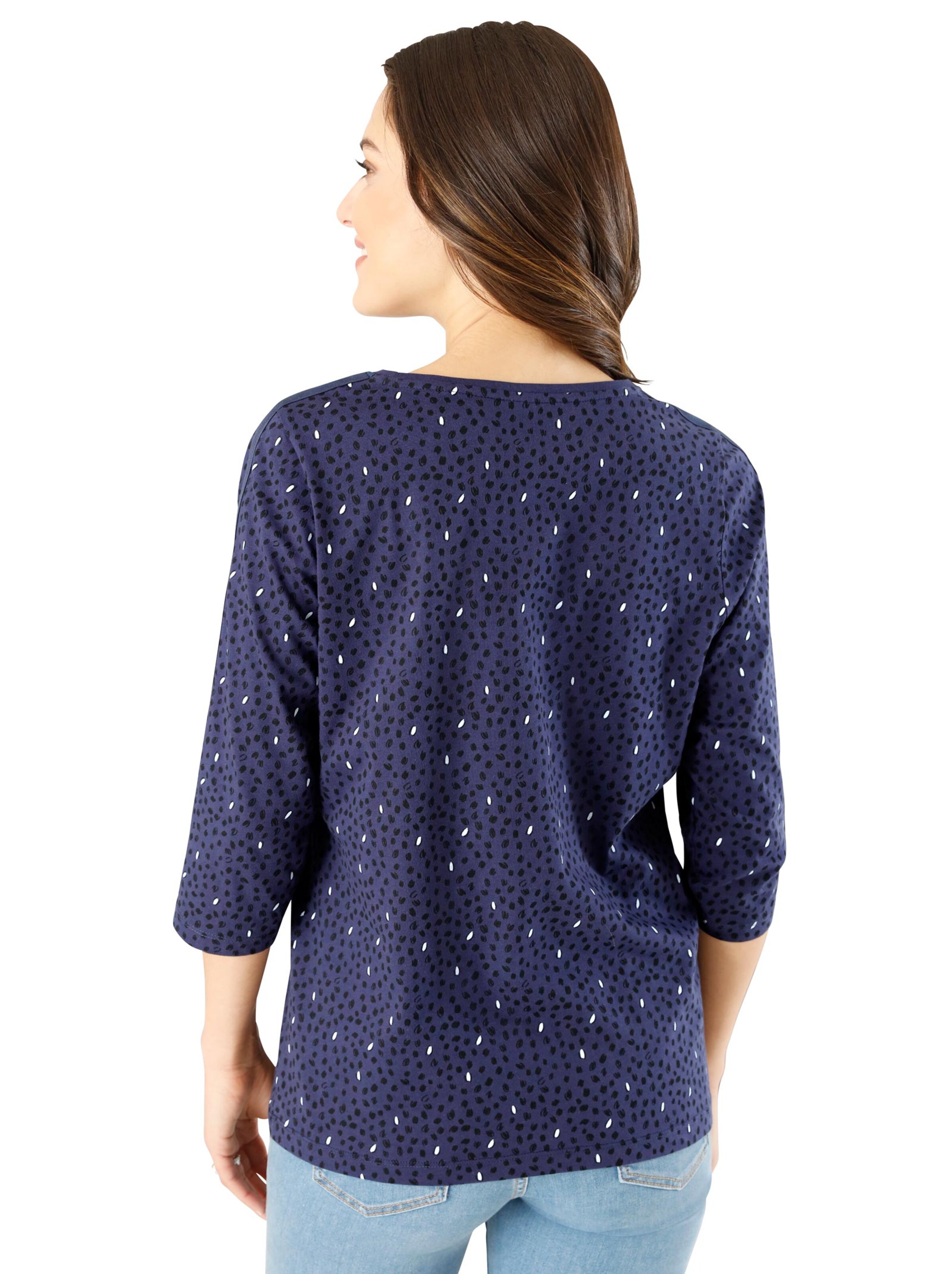 Shirt - marine-bedruckt