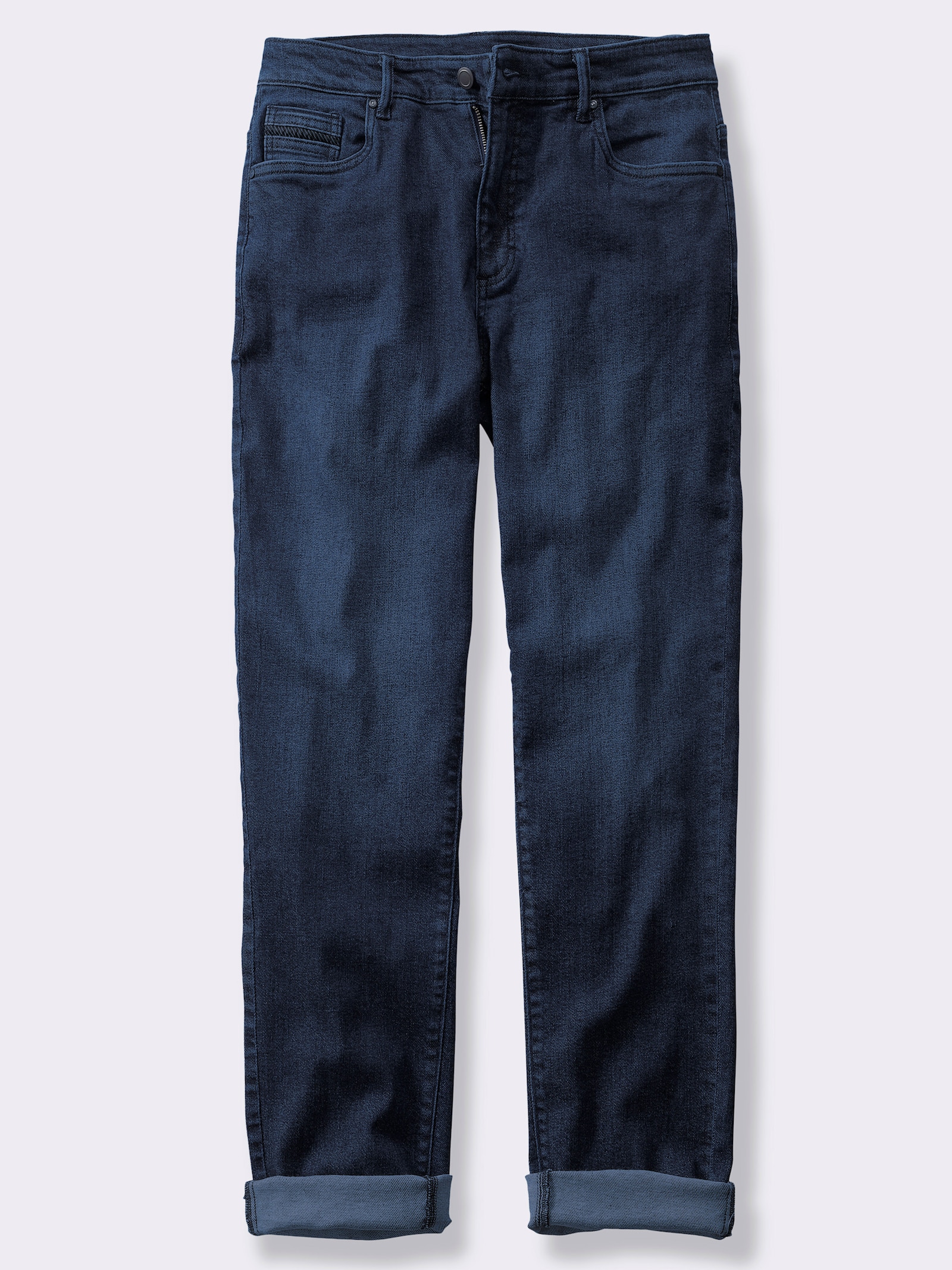 Marco Donati 5-Pocket-Jeans in Baumwoll-Stretch-Qualität - blue-stone-washed