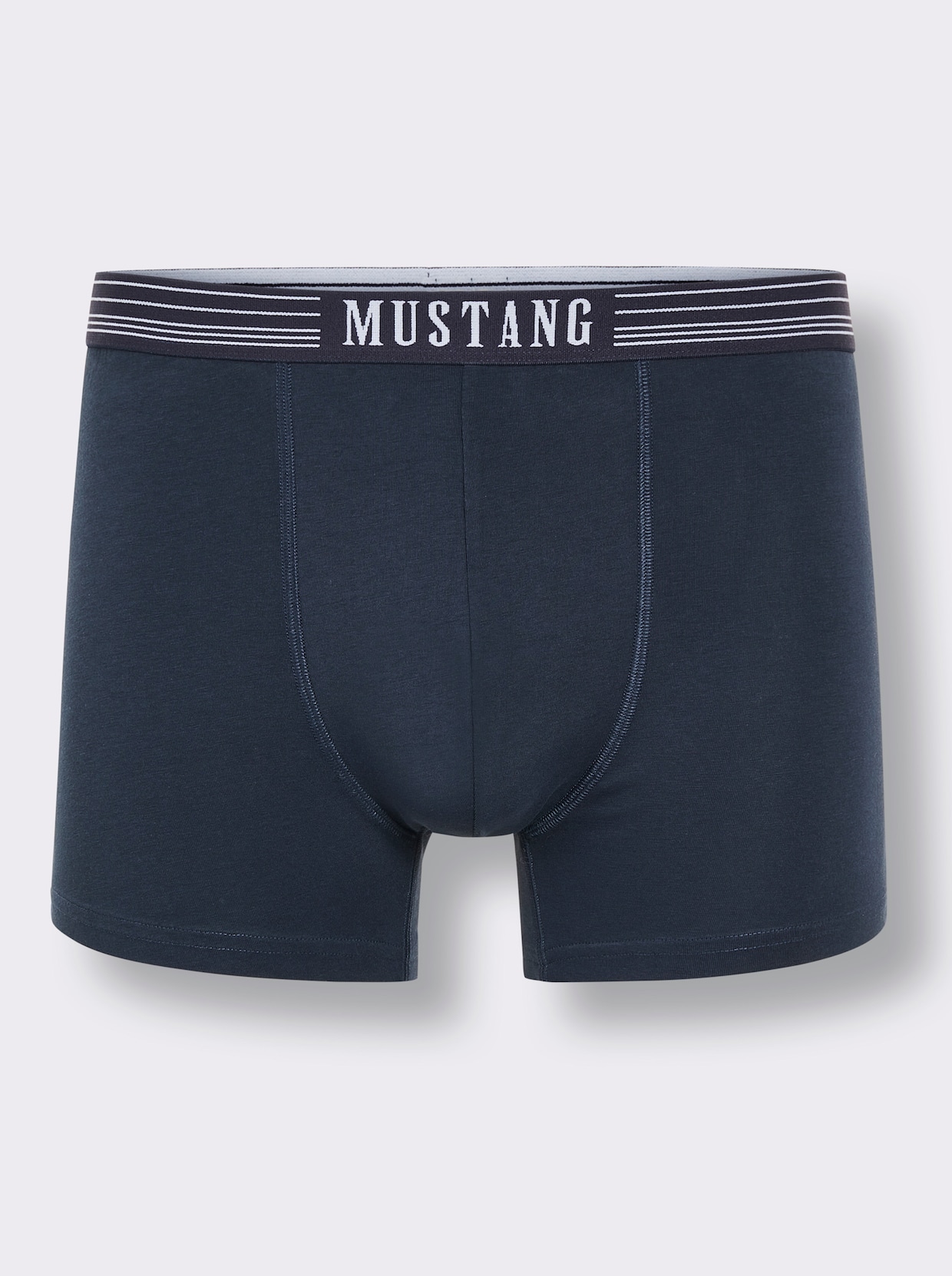 Mustang Broek - marine + wit + rood