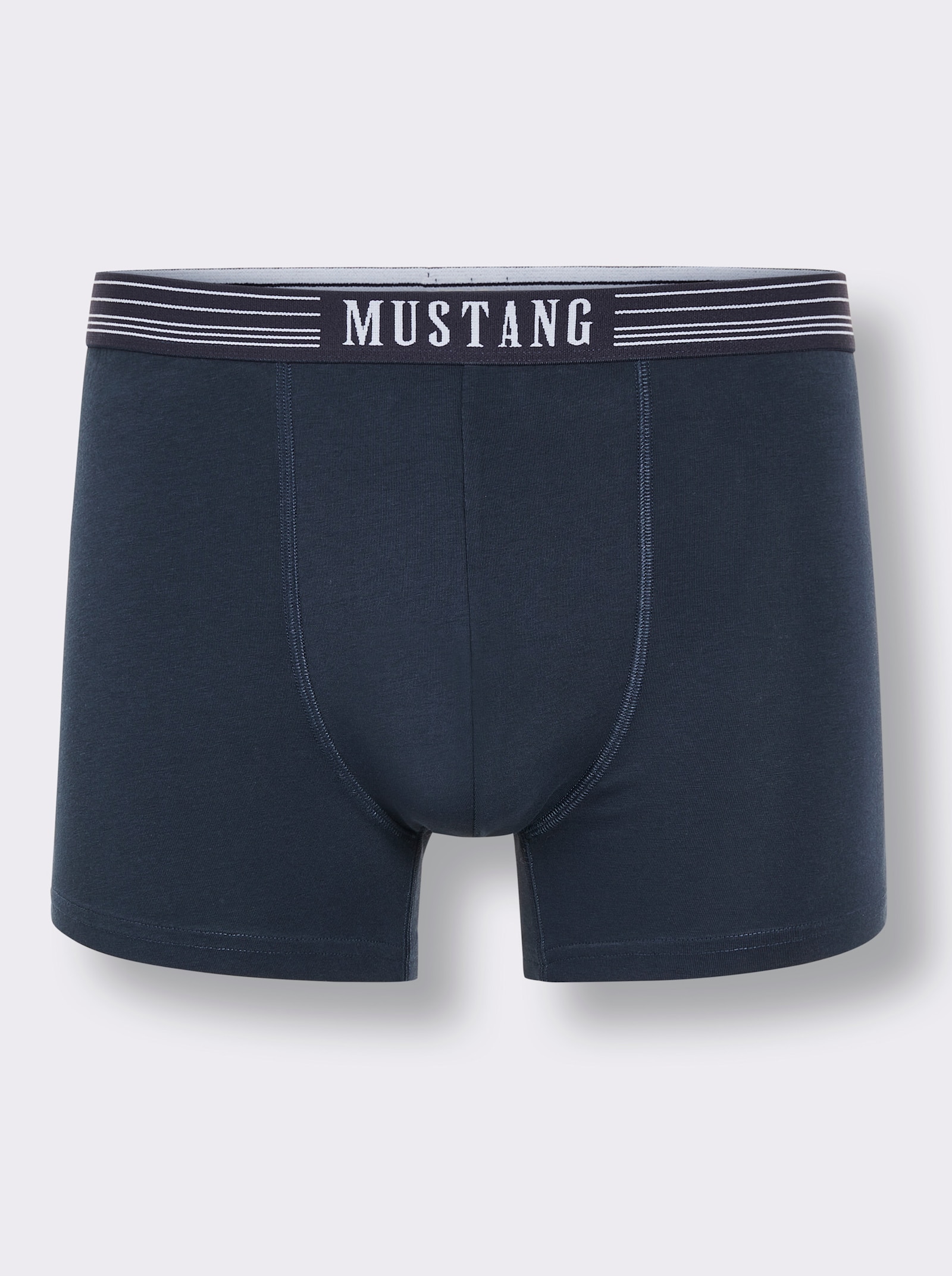 Mustang Broek - marine + wit + rood
