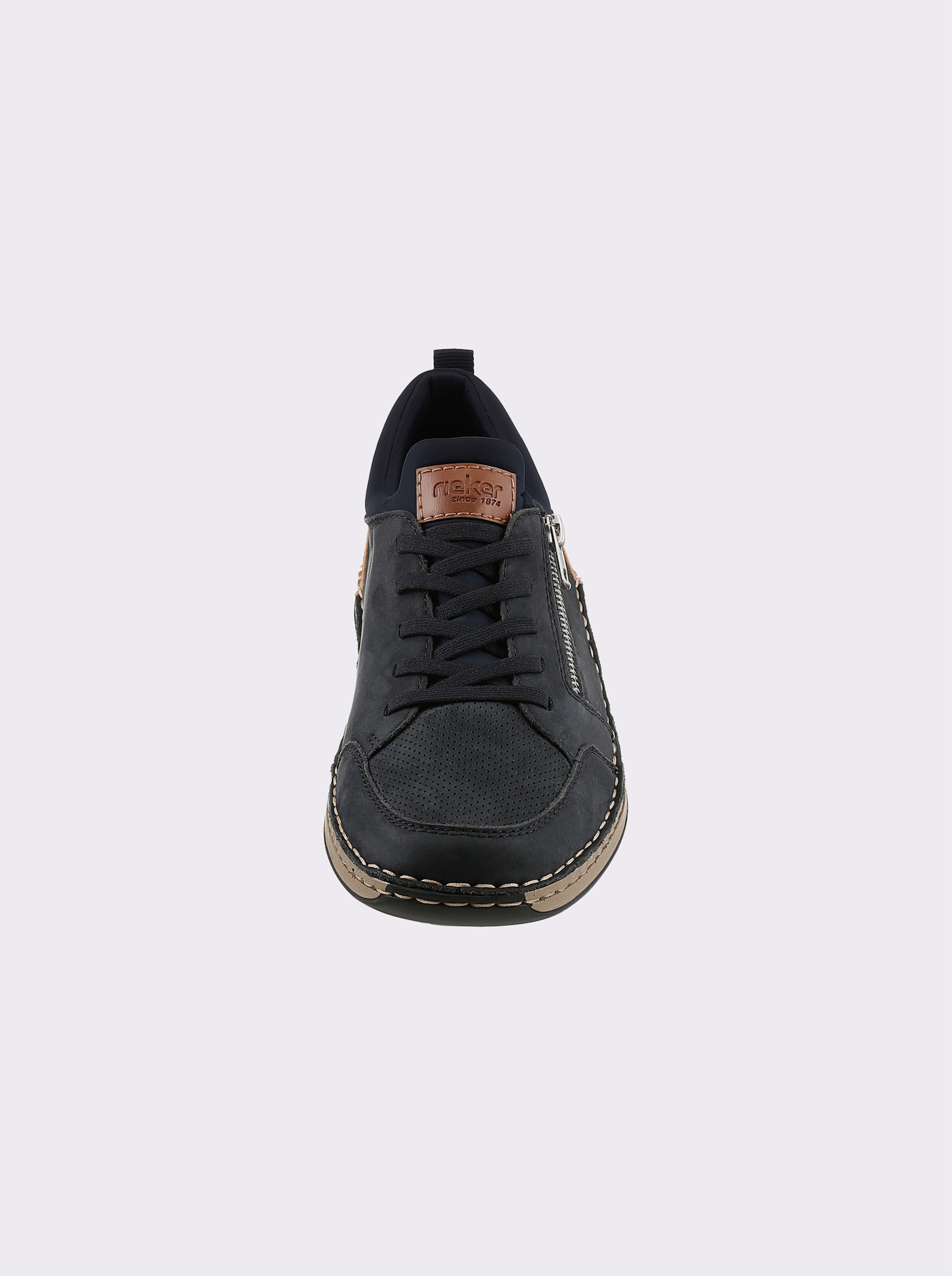 Rieker Slip-On Sneaker zum einfachen Reinschlüpfen - dunkelblau