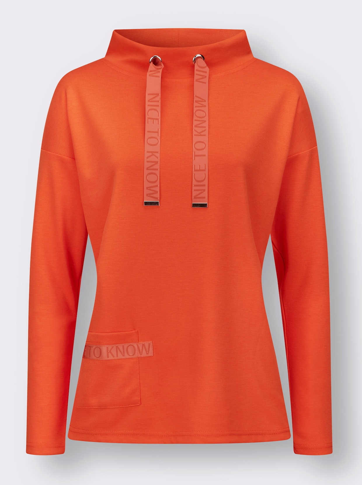 Sweatshirt - oranje