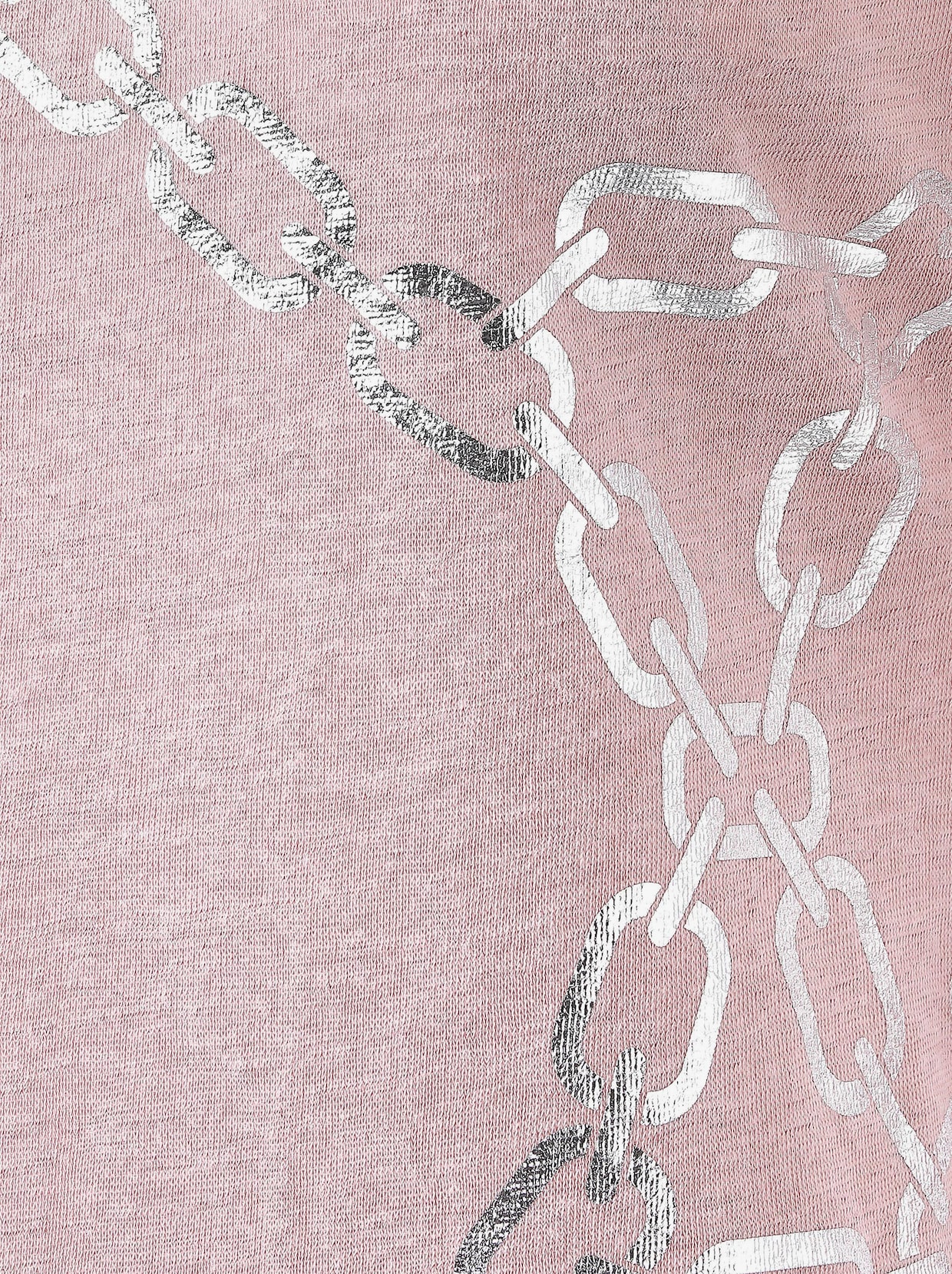 Lang shirt - roze/zilverkleur