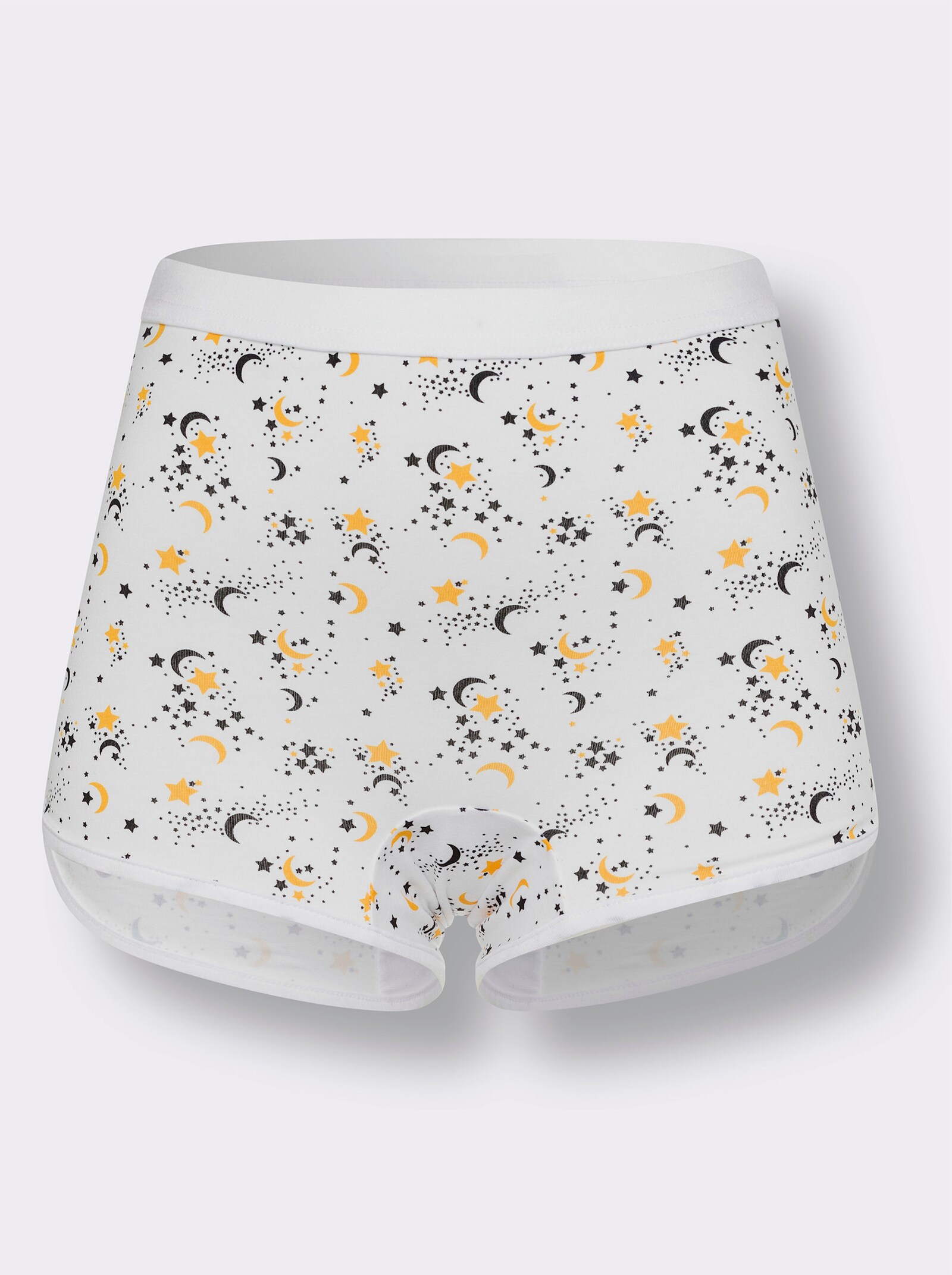 Kalhotky panty v balení po 2 kusech - bílá-potisk + černá-potisk