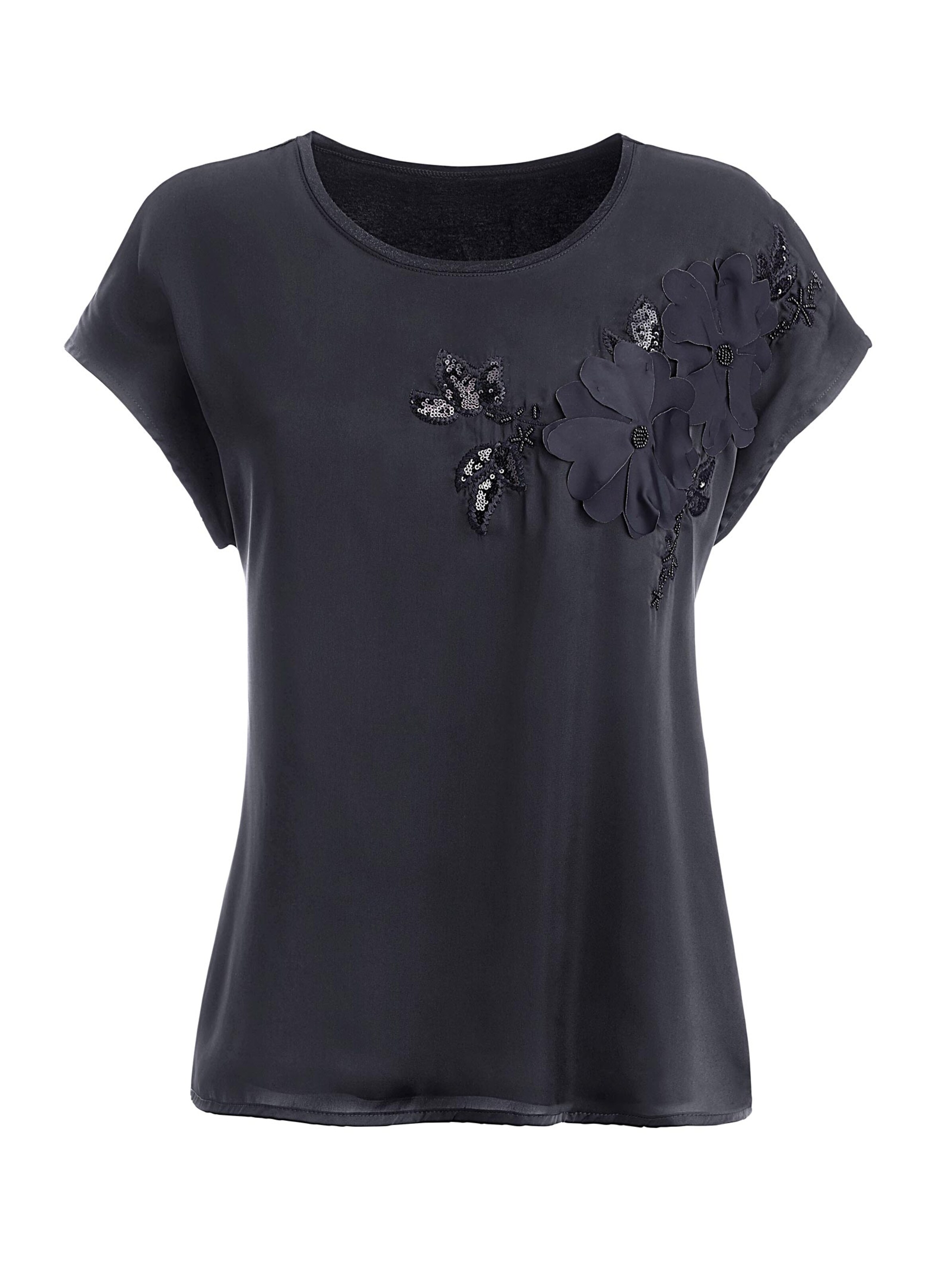 Fair Lady Blusenshirt - schwarz