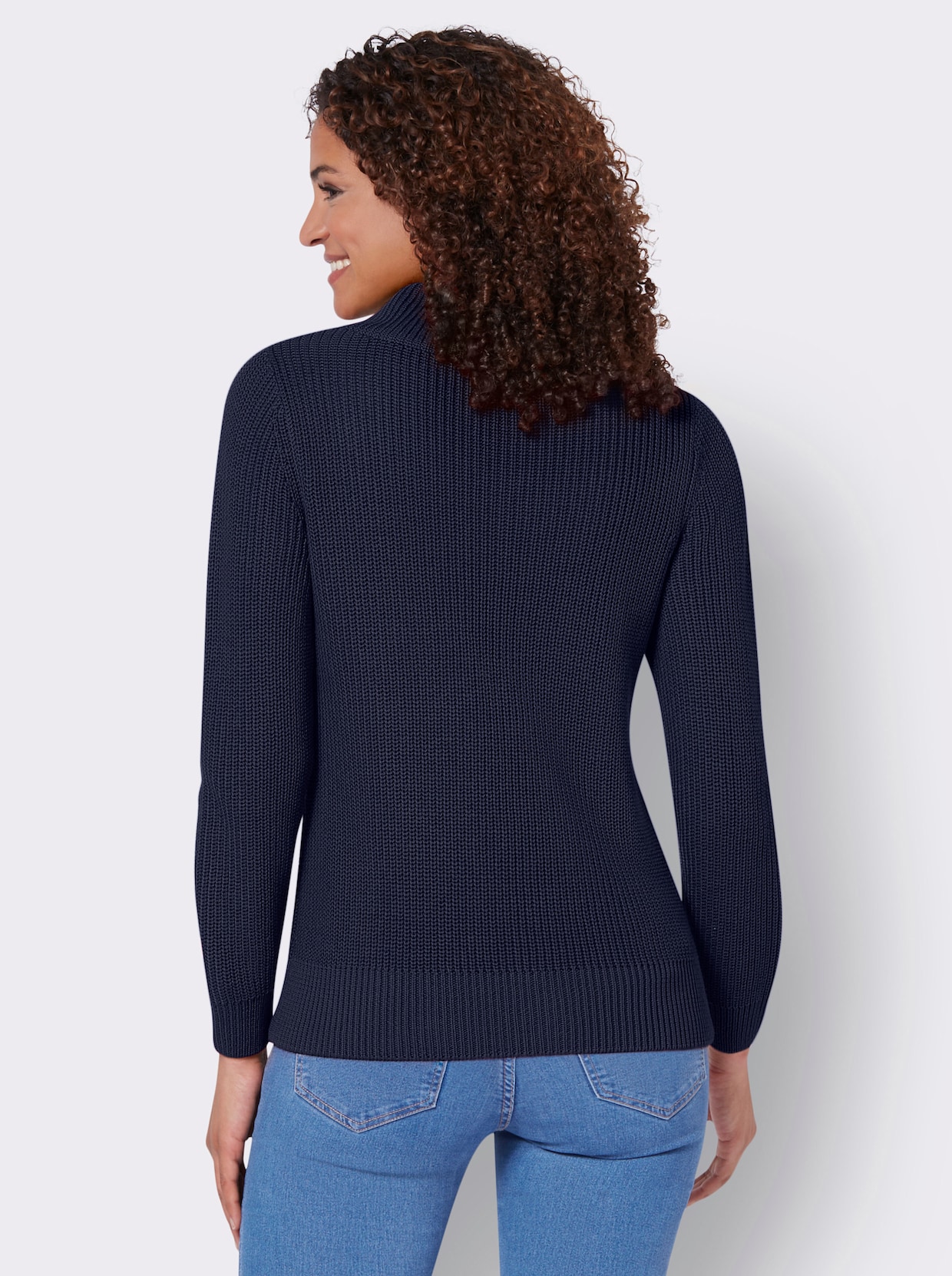 Pull en tricot - marine