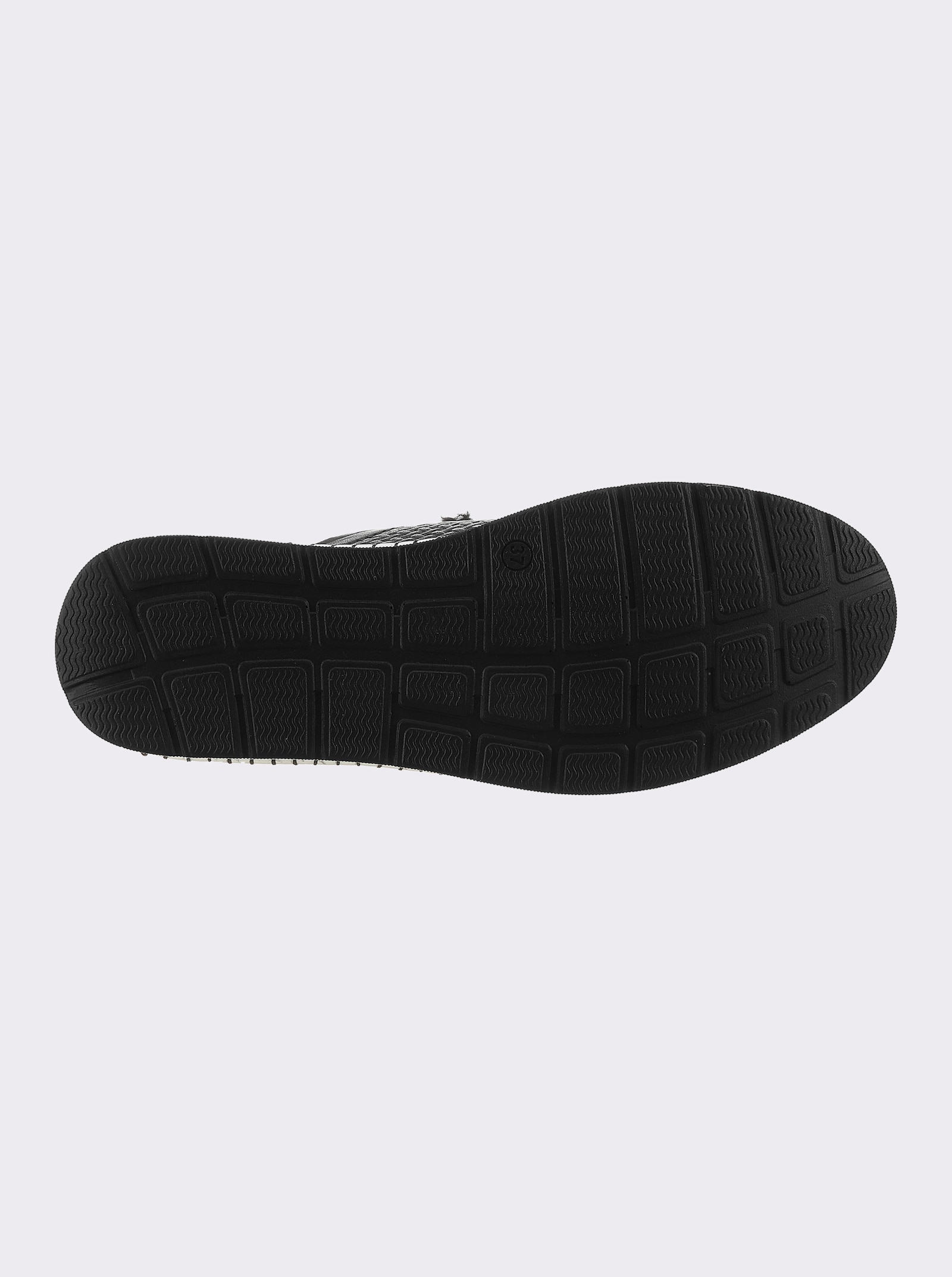 airsoft modern+ Sneaker mit Perforation - schwarz