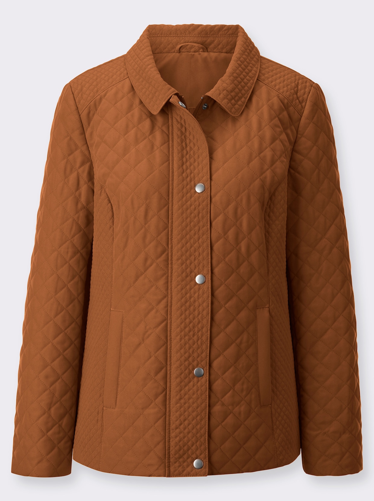 Steppjacke - cognac