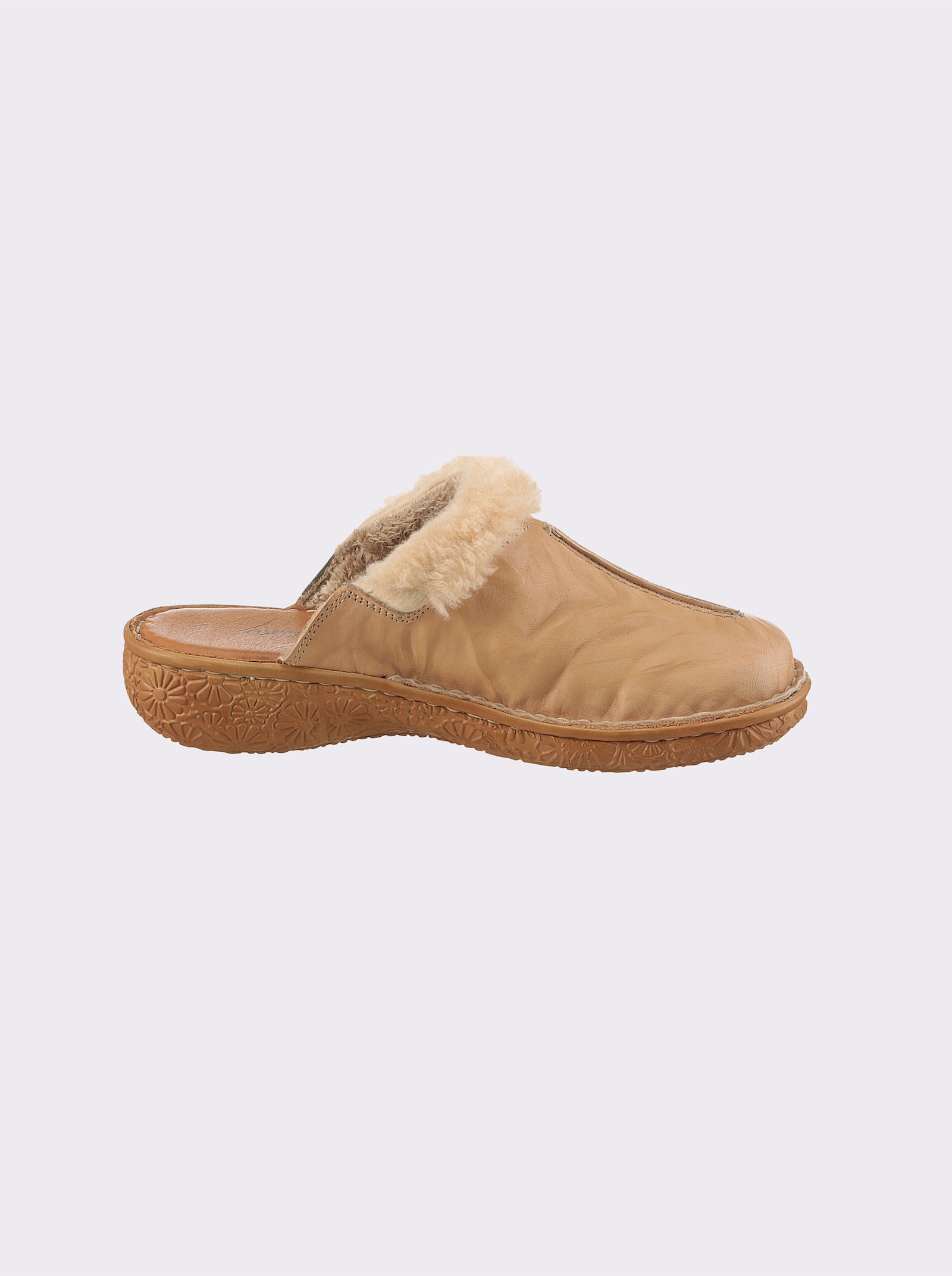 airsoft modern+ Pantoffel mit Warmfutter - beige