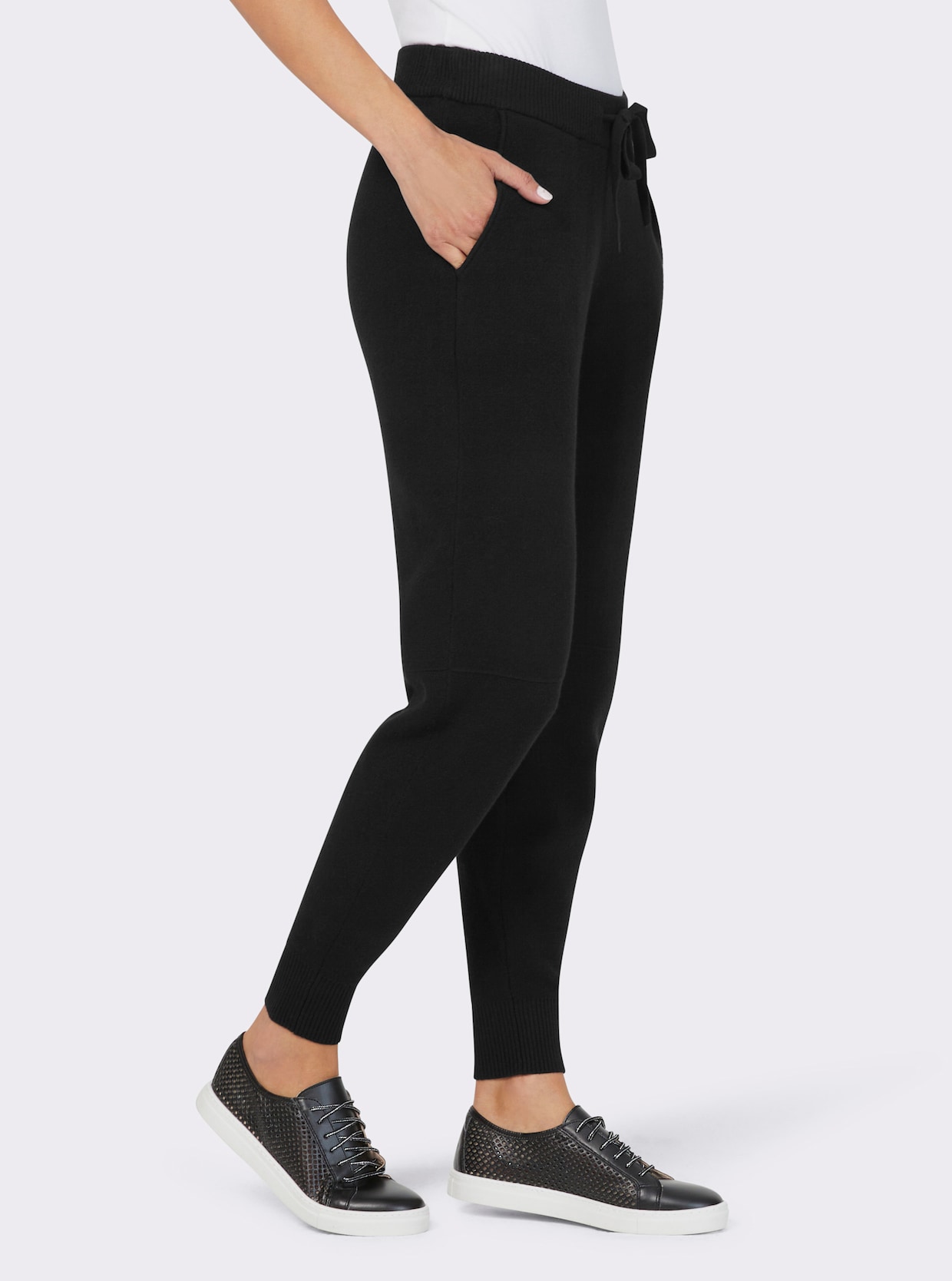 heine Pantalon en tricot - noir