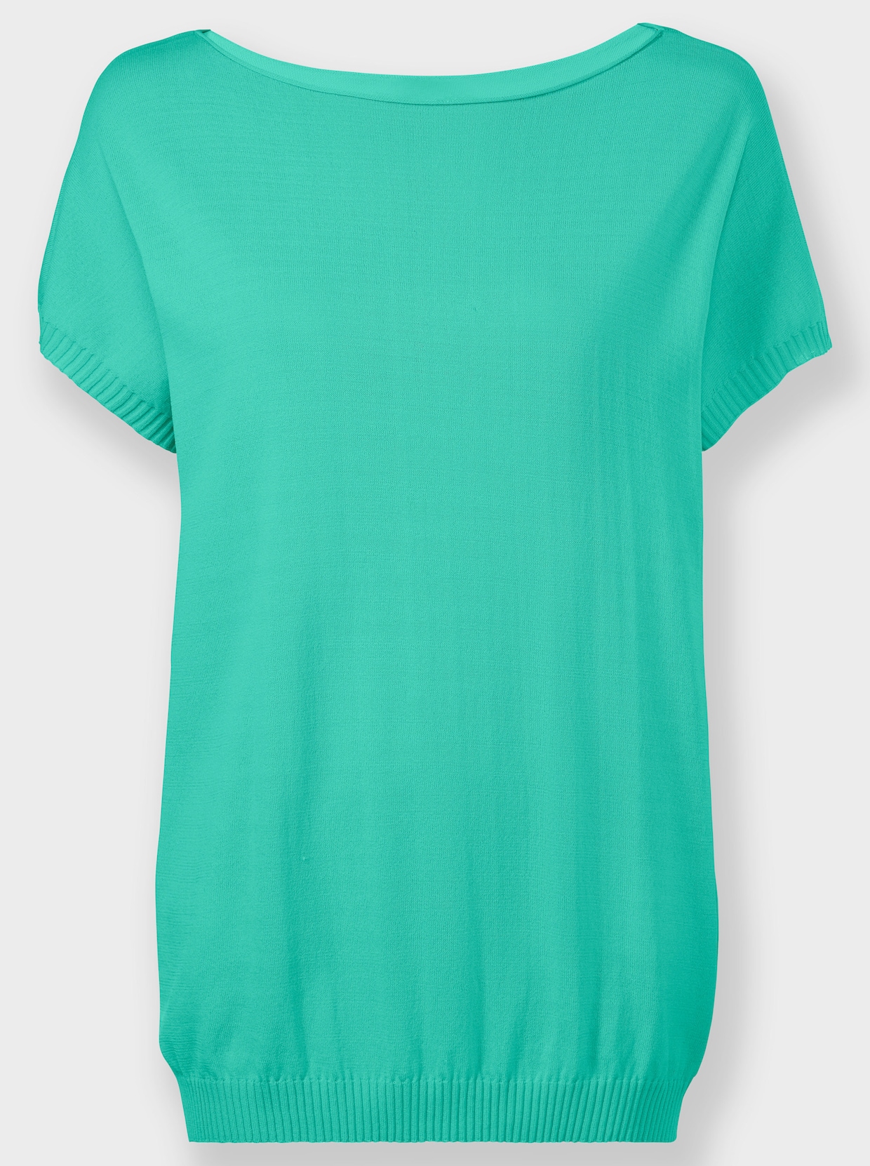 heine Pullover met korte mouwen - blauwgroen