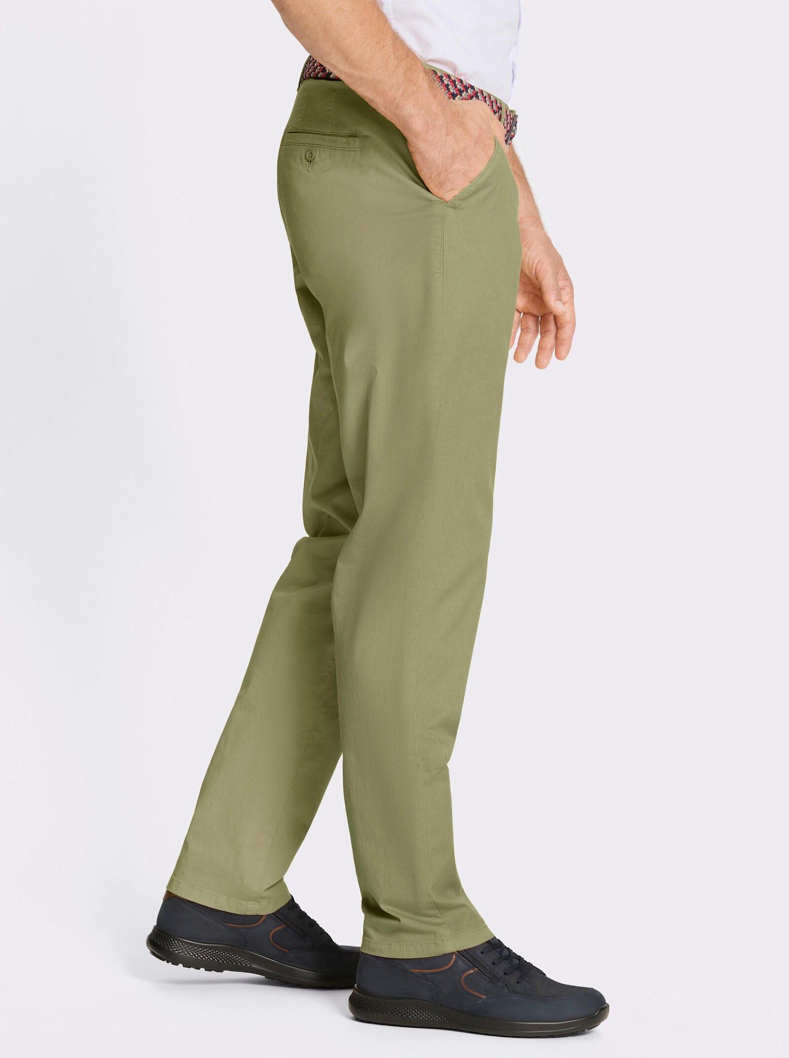 Marco Donati Hose in leichter Twill-Qualität - schilf