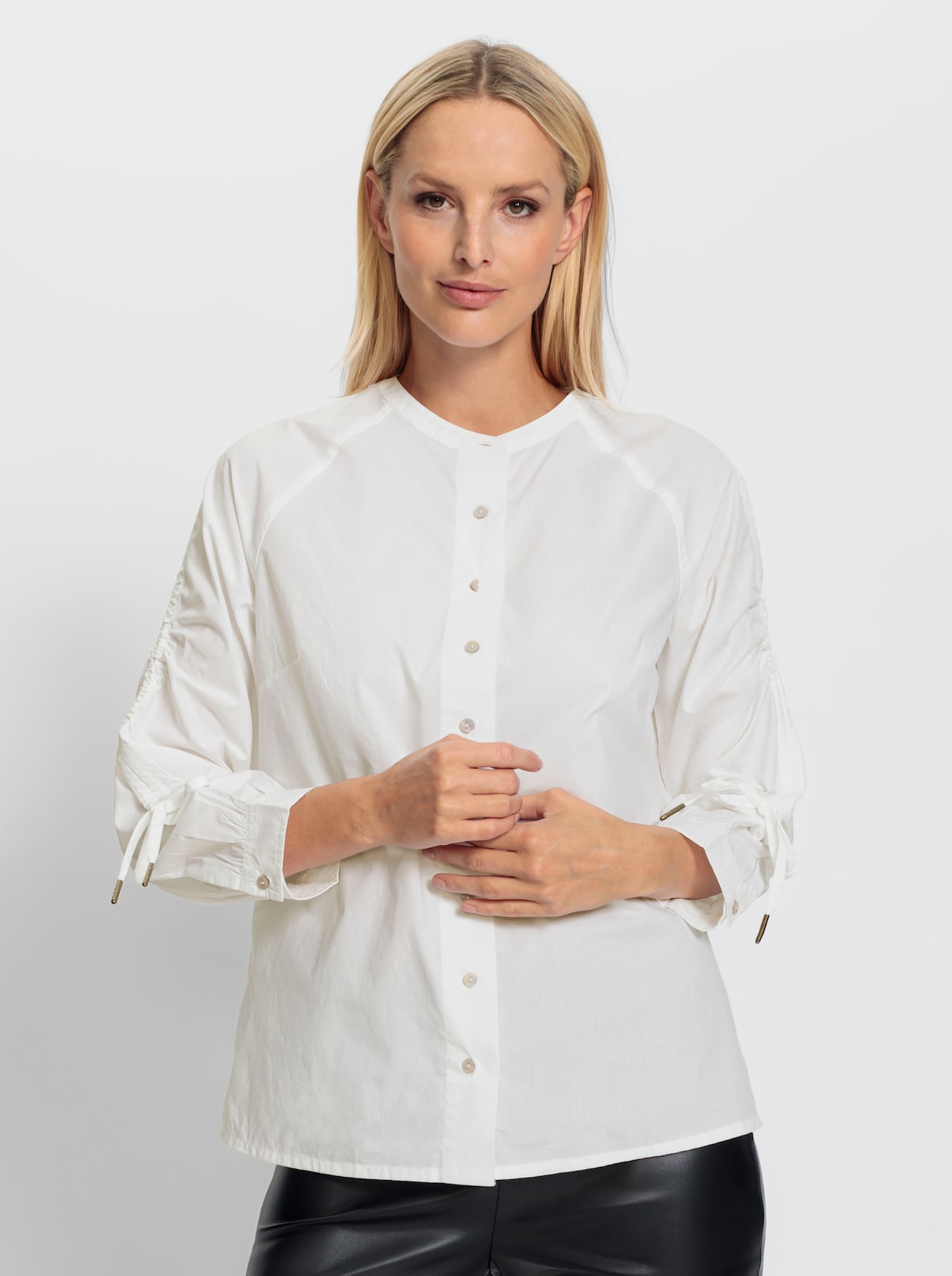 heine Katoenen blouse - wit