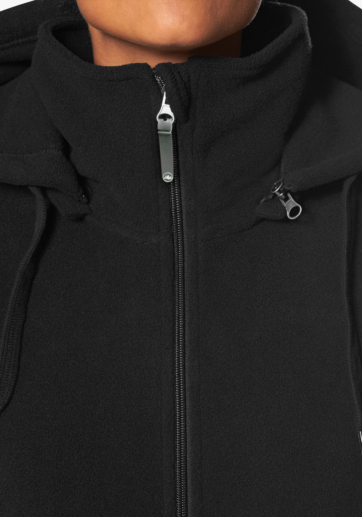 Fleecejacke - schwarz