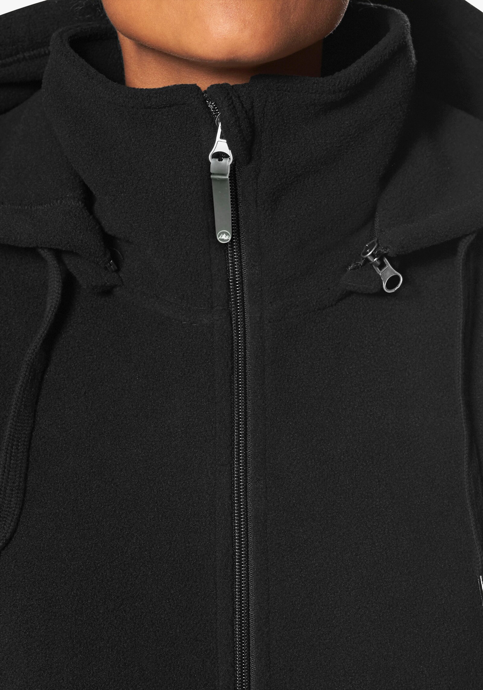 Polarino Fleecejacke - schwarz