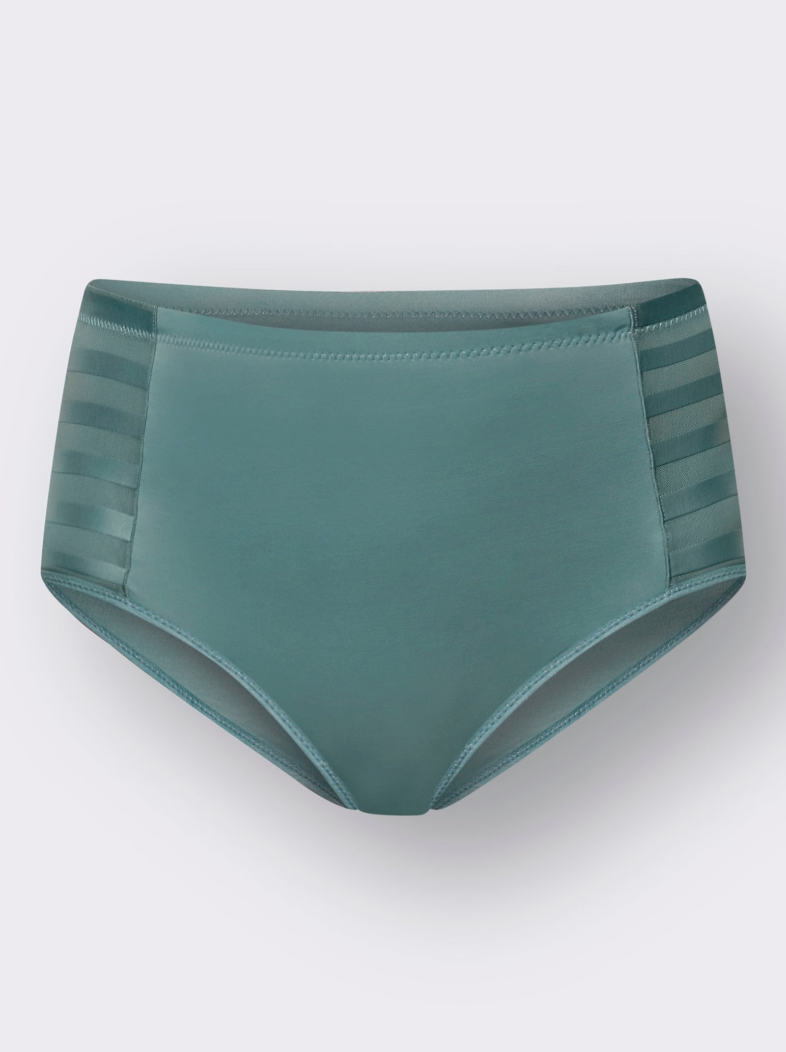 wäschepur Formslip mit seitlichem Streifen-Einsatz - jade