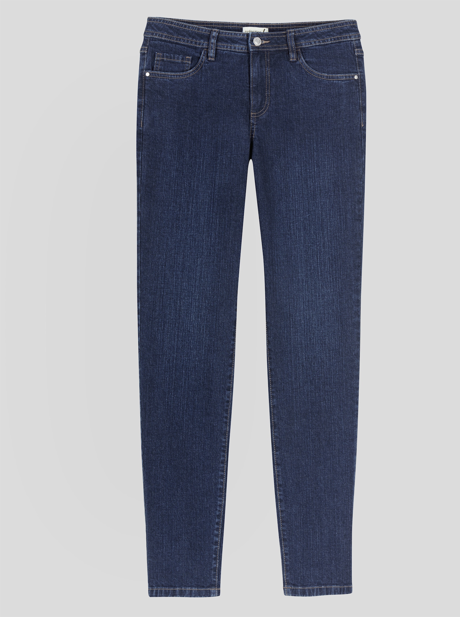 5-Pocket-Jeans mit schmalen Beinen - blue-stone-washed