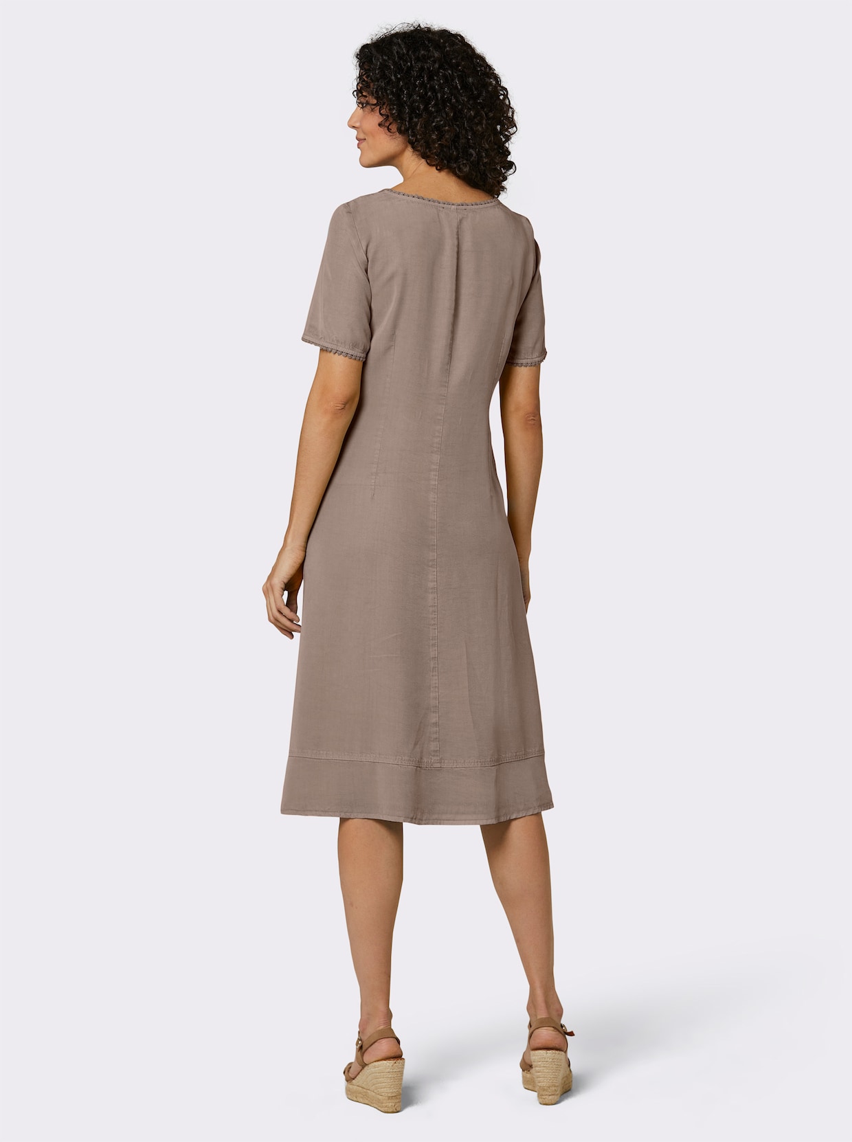 CREATION L PREMIUM Lyocell-Kleid - sesam