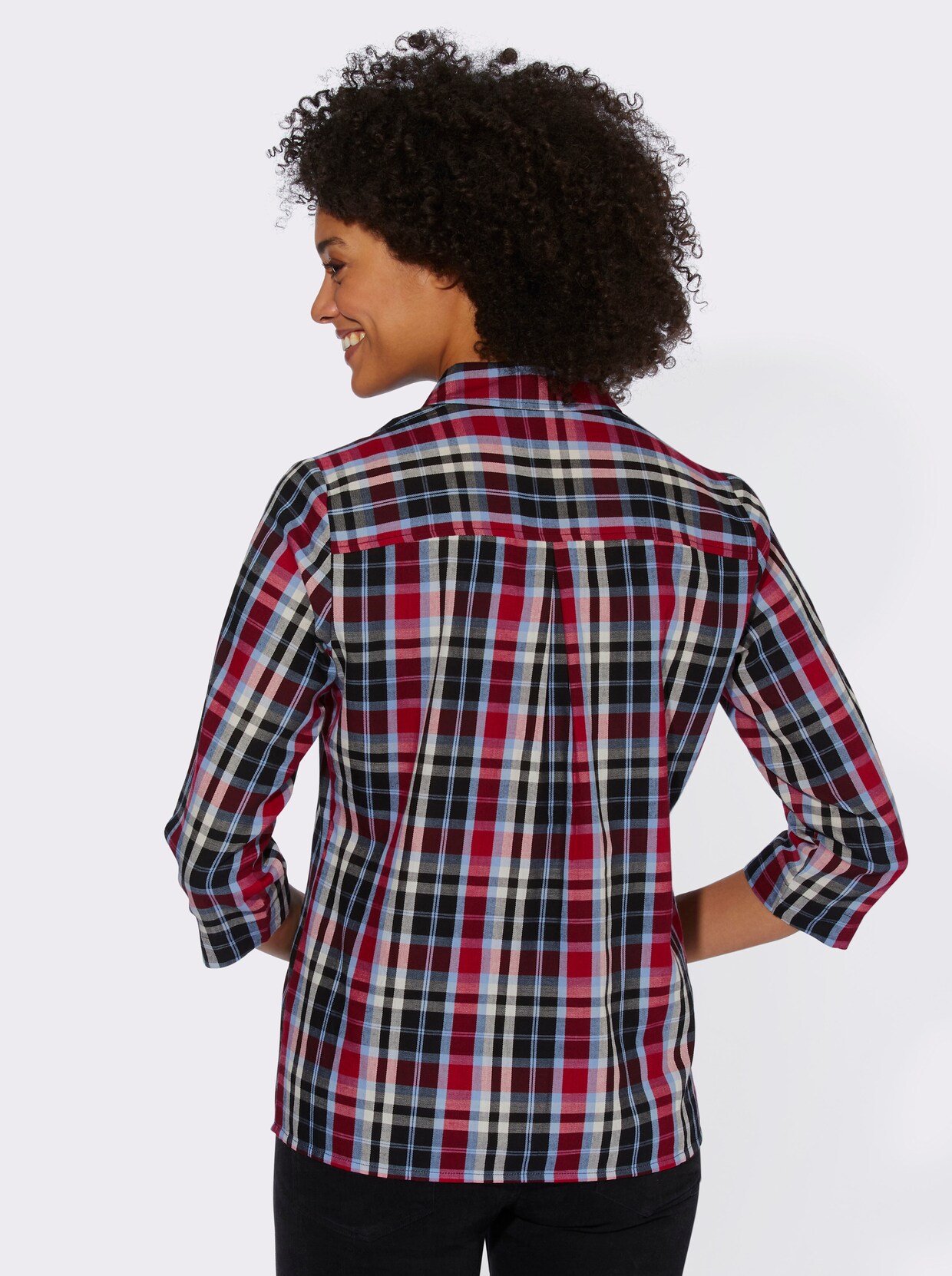 Geruite blouse - rood geruit