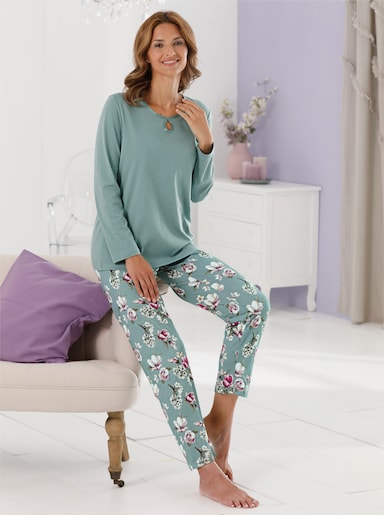 wäschepur Pyjama - jade geprint