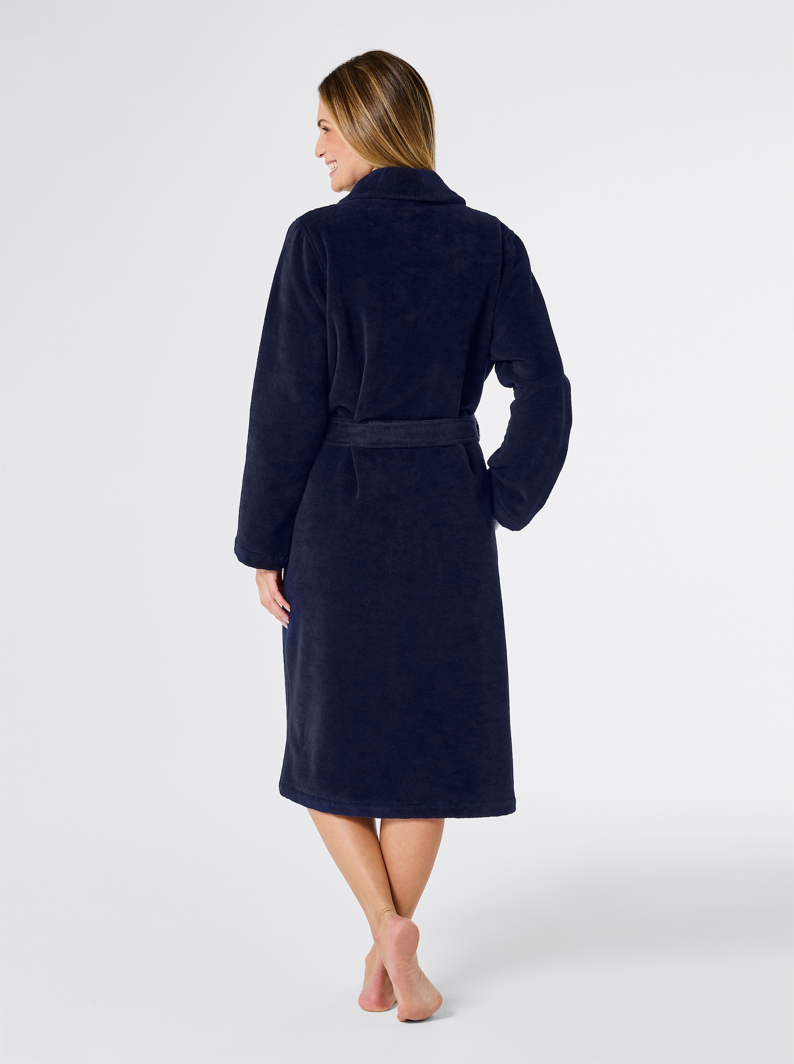 Cawö Damenbademantel - marine