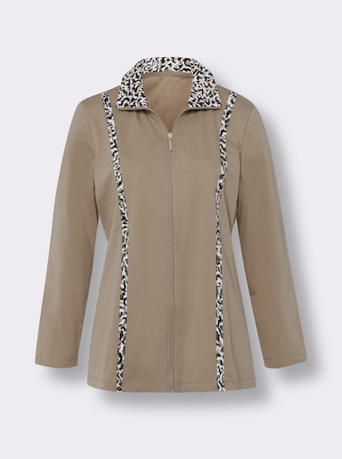 Sweatvest - sesam