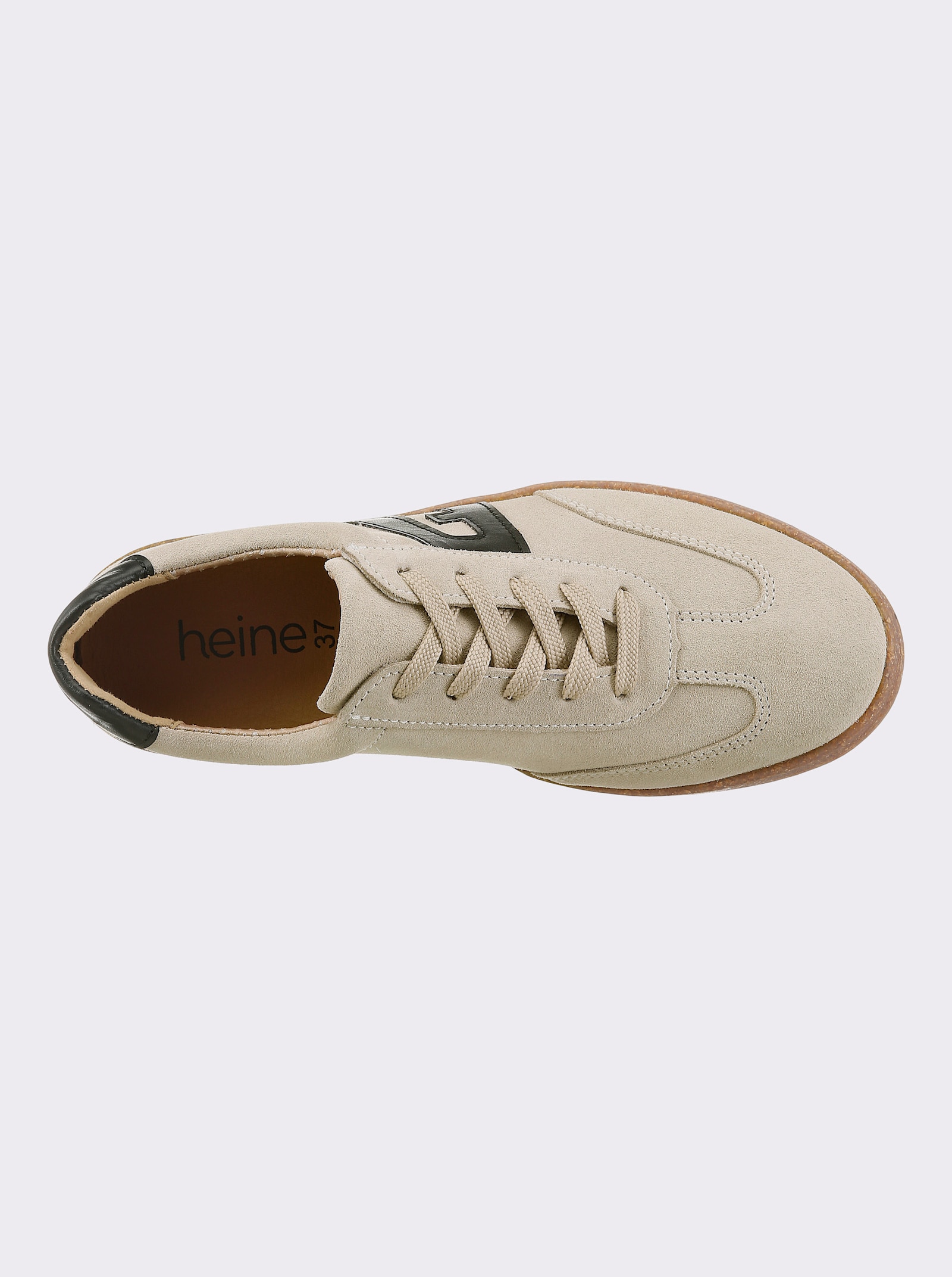 heine Sneaker - creme-schwarz