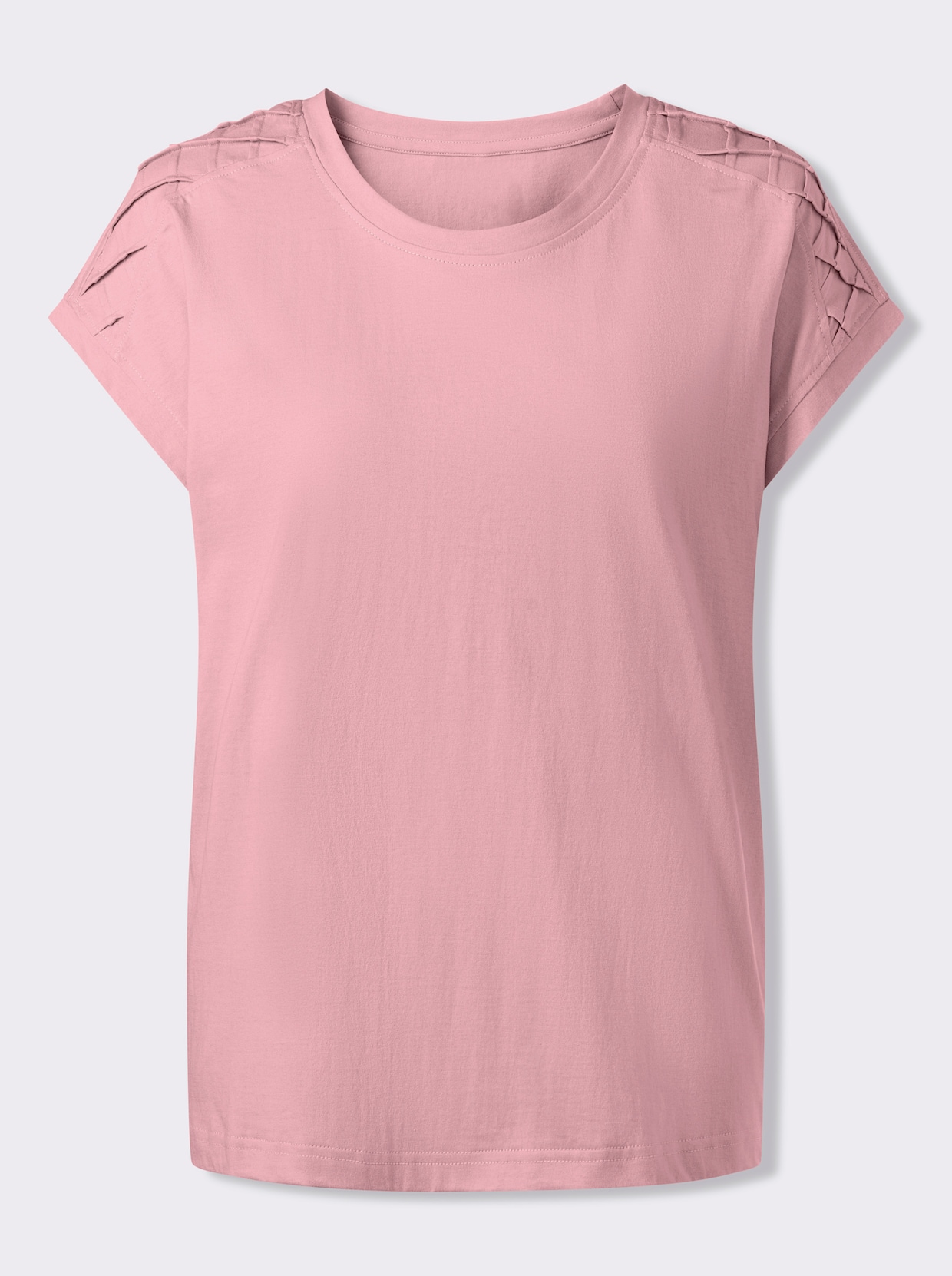 Rundhalsshirt - rosé